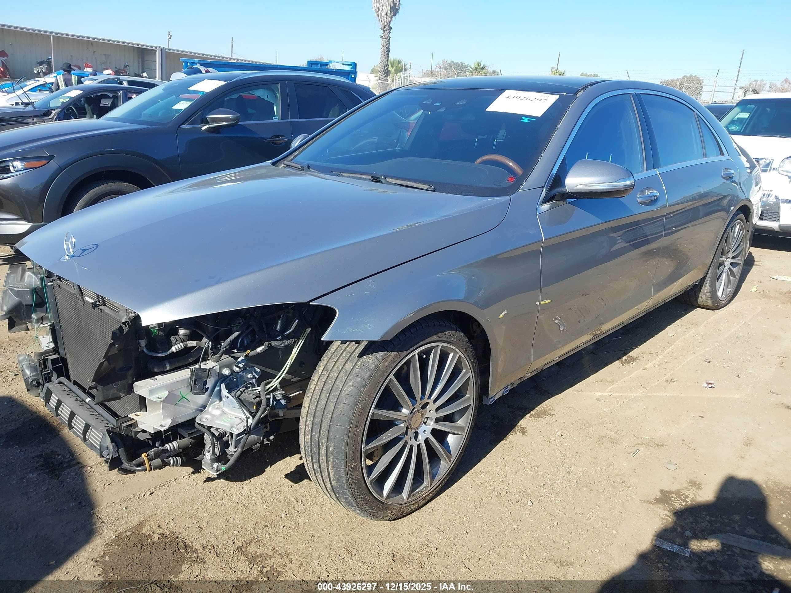 2014 Mercedes-benz S 550   Gray vin: WDDUG8CB8EA043419