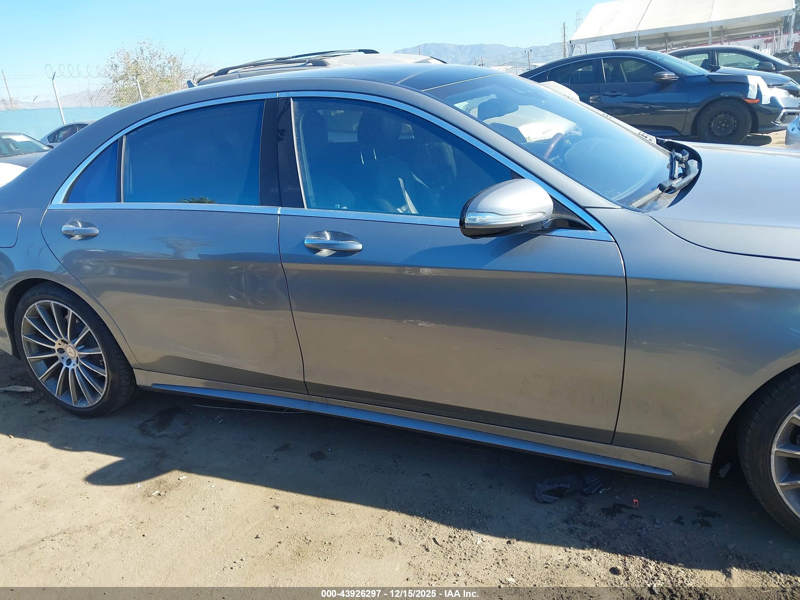 2014 Mercedes-benz S 550   Gray vin: WDDUG8CB8EA043419
