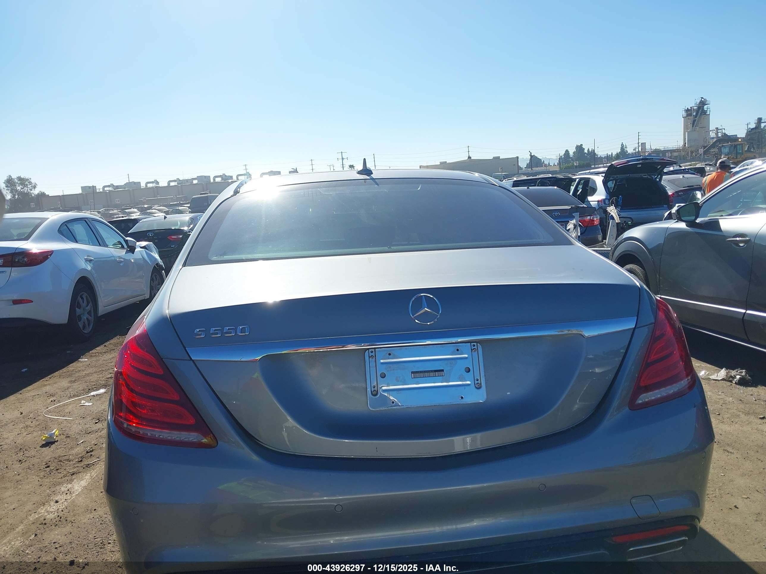 2014 Mercedes-benz S 550   Gray vin: WDDUG8CB8EA043419