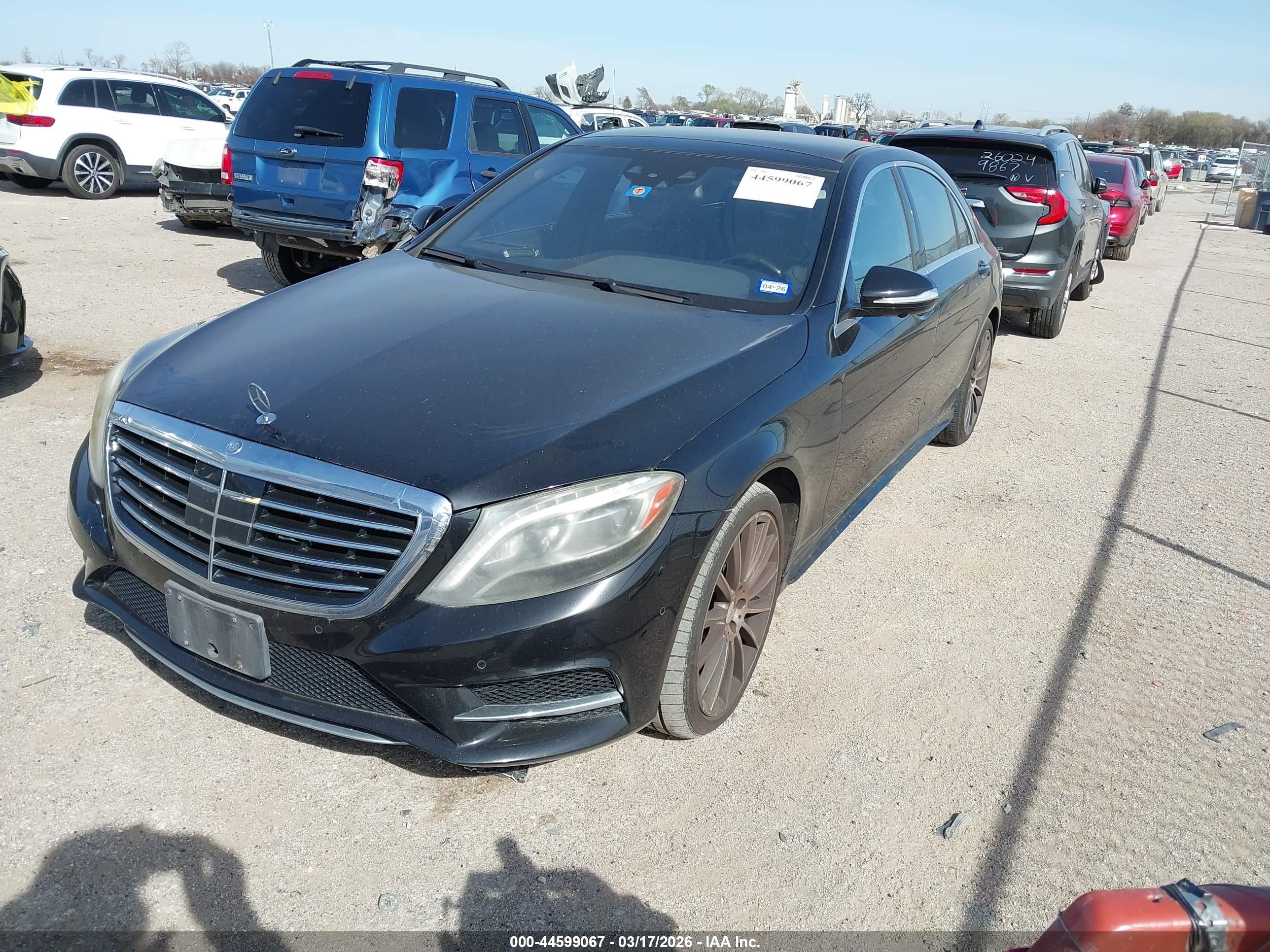 2014 Mercedes-benz S 550   Black vin: WDDUG8CB8EA065081