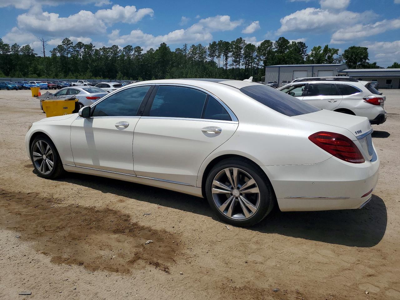 2014 Mercedes-benz S 550 White vin: WDDUG8CB8EA068014