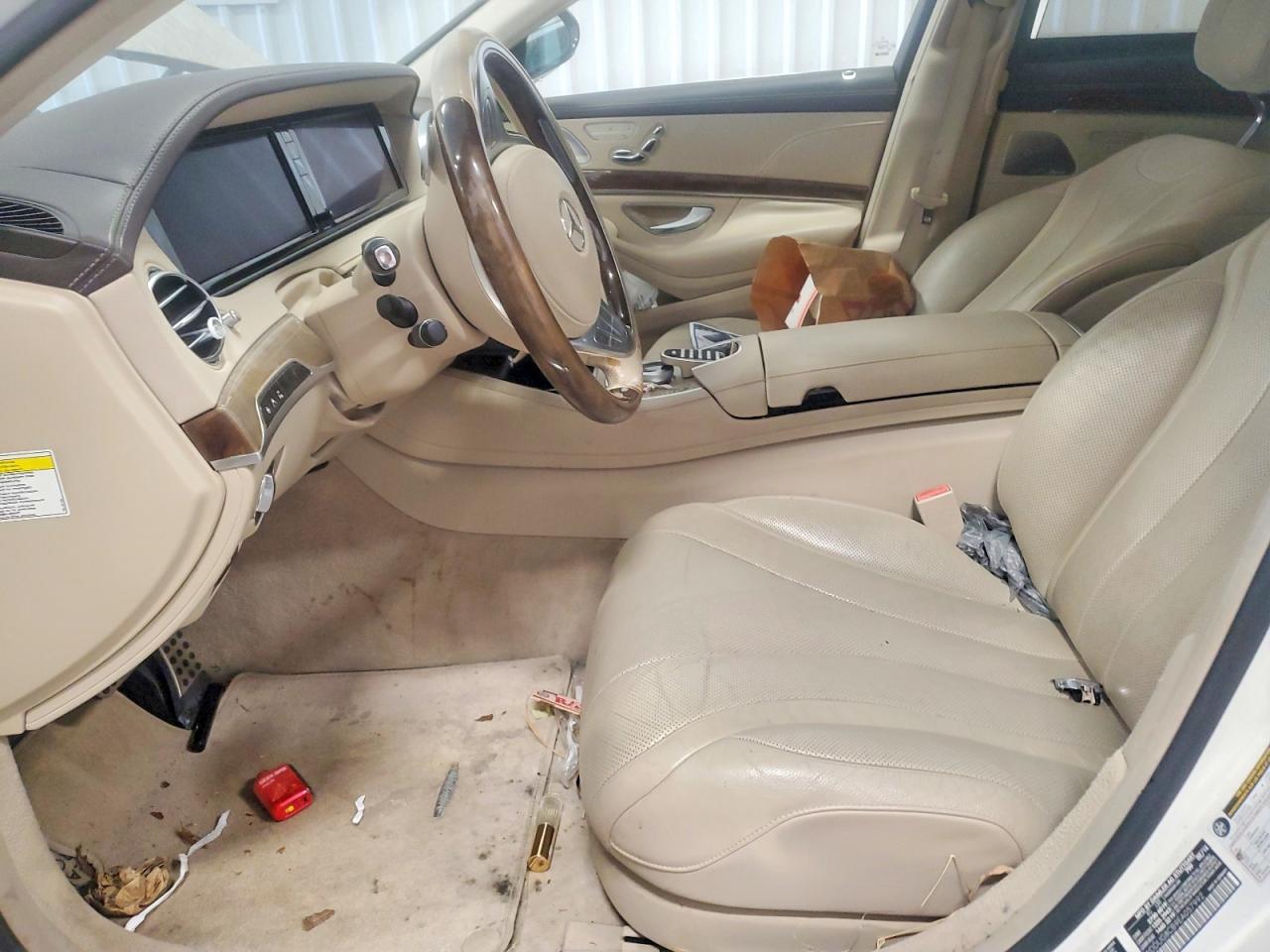2014 Mercedes-benz S 550 White vin: WDDUG8CB9EA057992