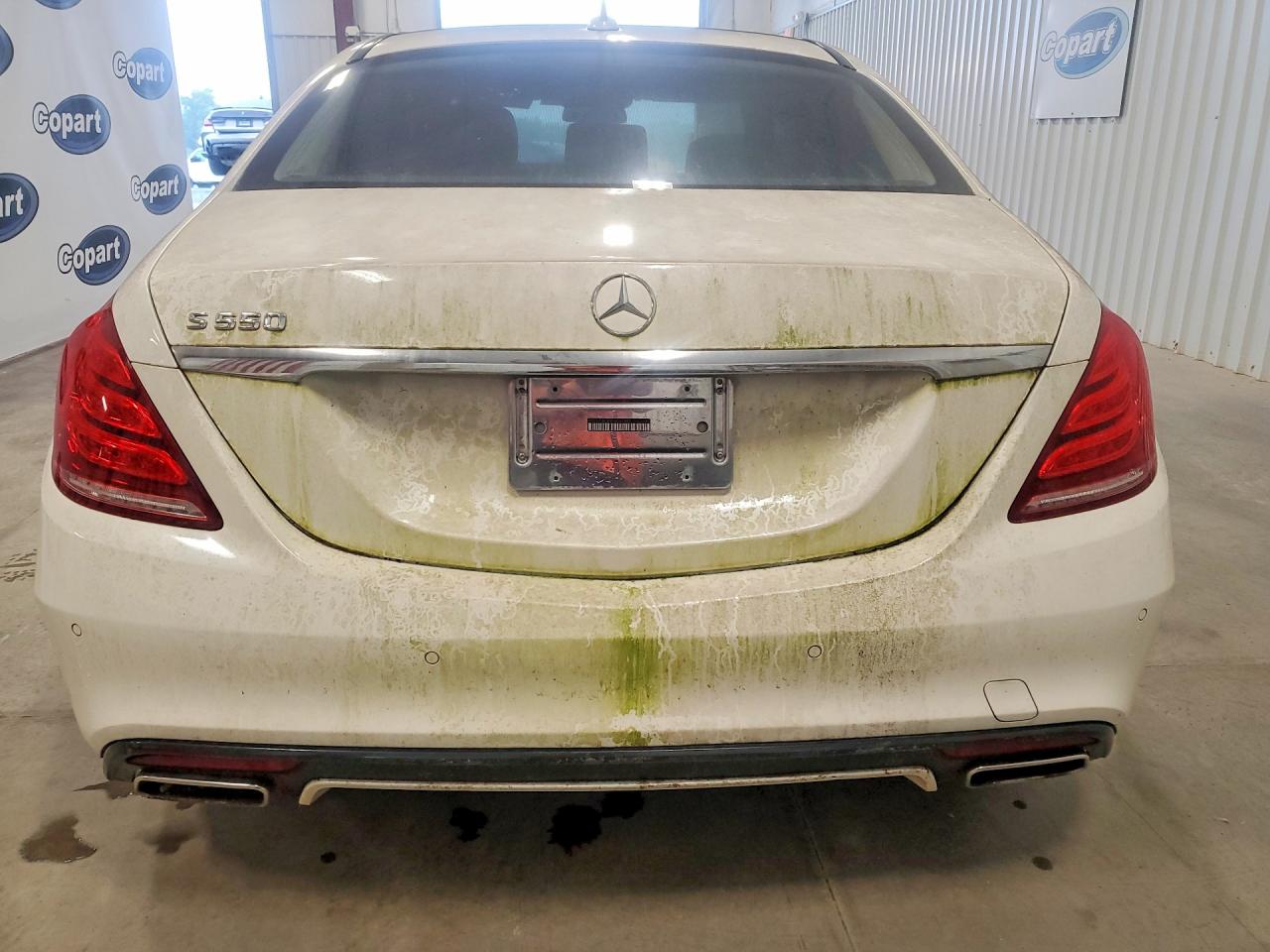 2014 Mercedes-benz S 550 White vin: WDDUG8CB9EA057992