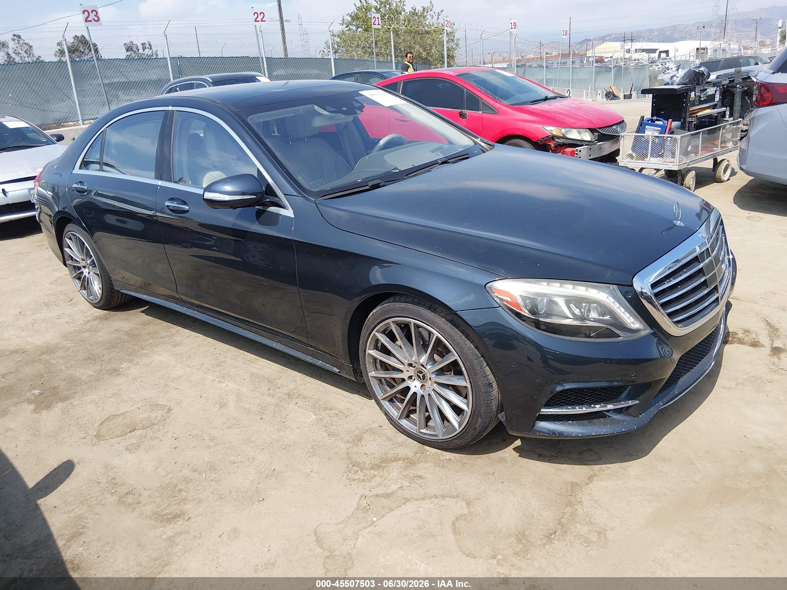 2015 Mercedes-benz S 550   Gray vin: WDDUG8CB9FA110661