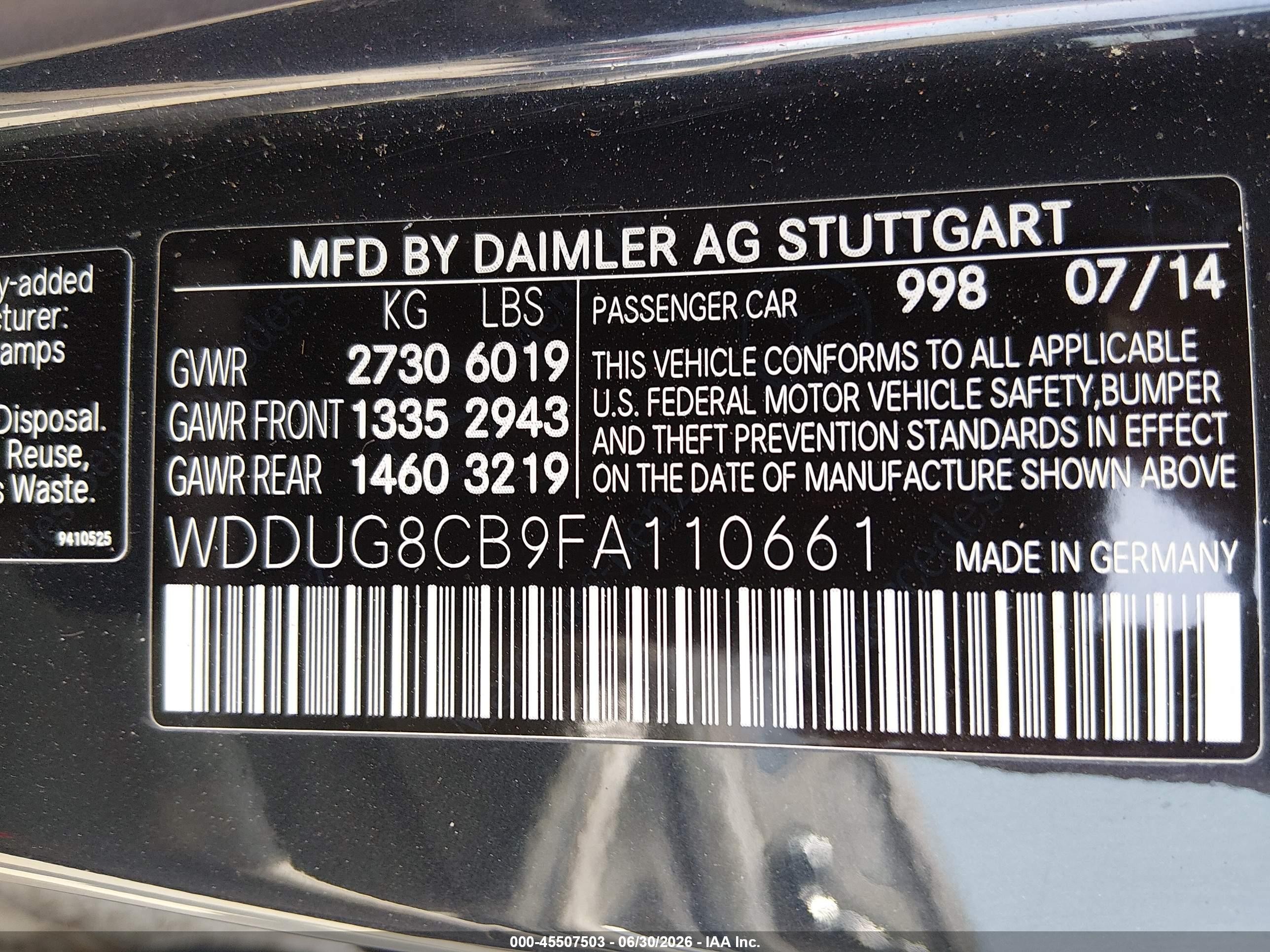 2015 Mercedes-benz S 550 Gray vin: WDDUG8CB9FA110661