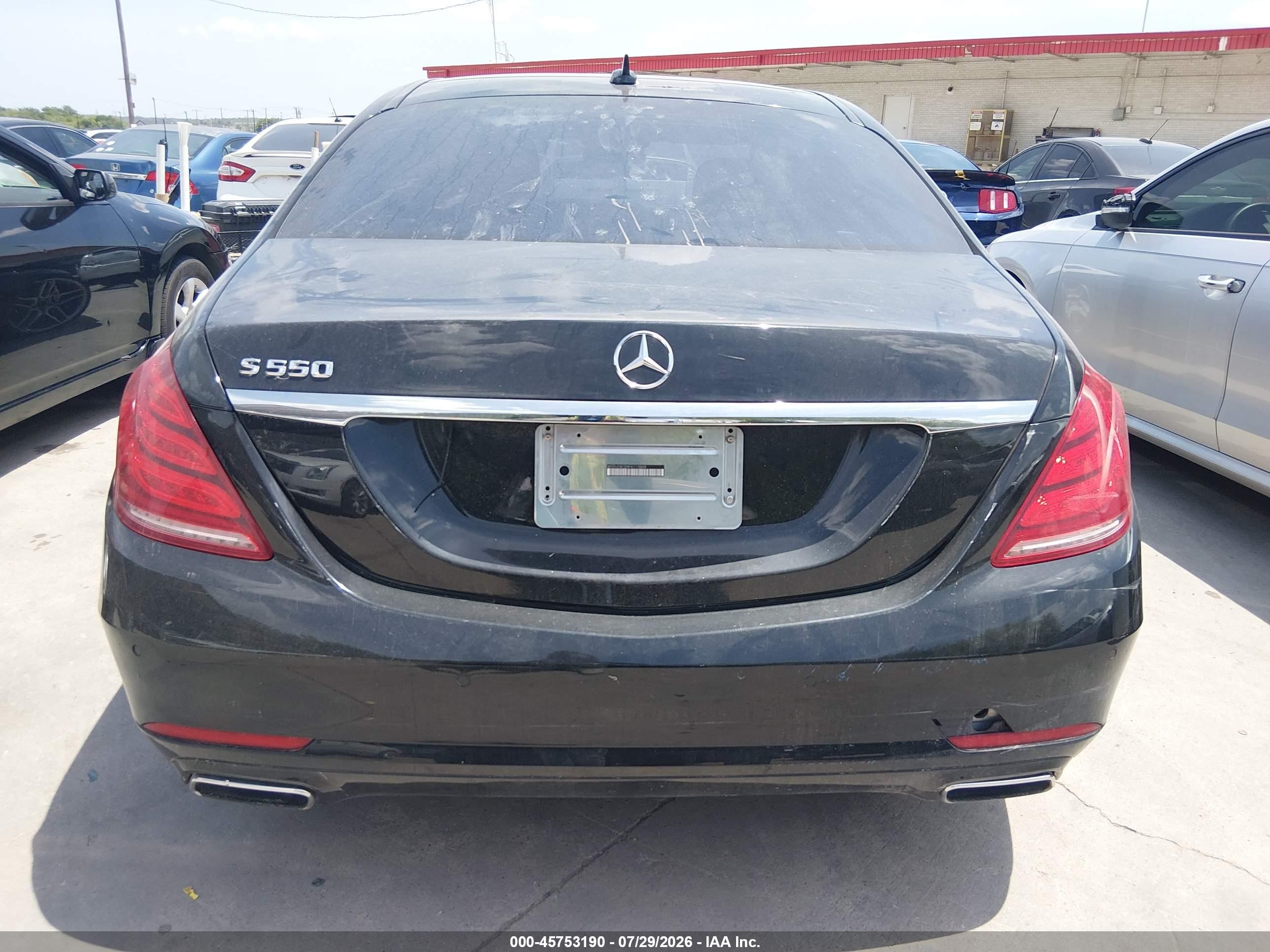 2015 Mercedes-benz S 550   Black vin: WDDUG8CB9FA113849