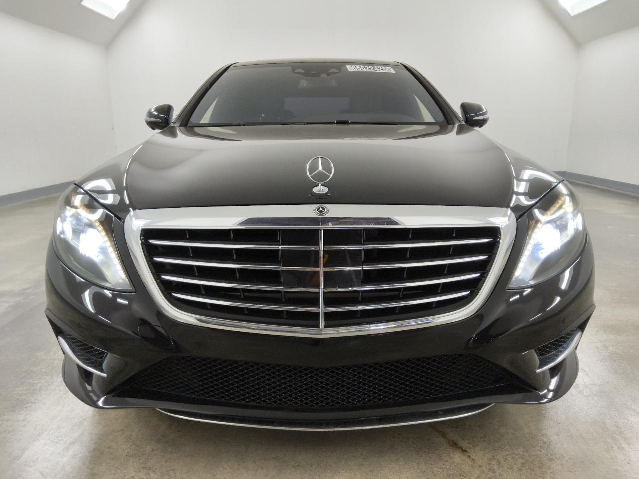 2015 Mercedes-benz S 550 Black vin: WDDUG8CB9FA131011 Damage: Left Head Lamp, Faded, Repair Required