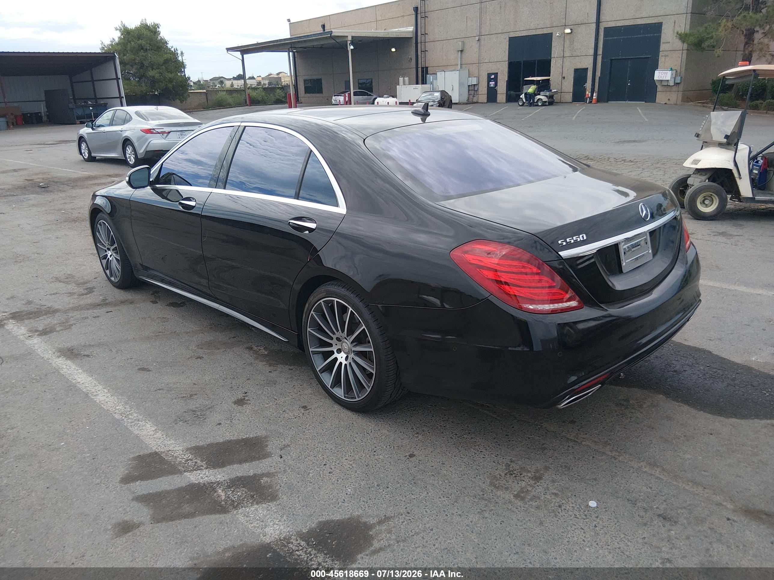 2015 Mercedes-benz S 550   Black vin: WDDUG8CB9FA144275