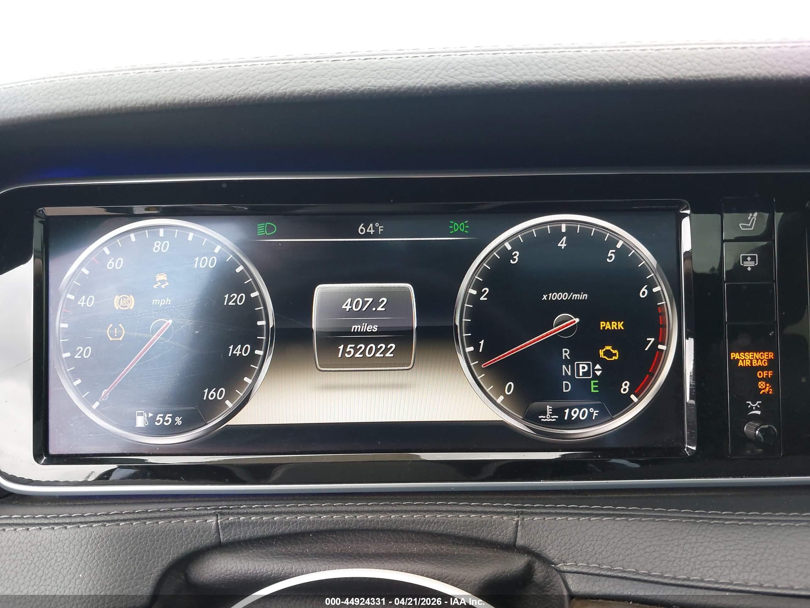 2014 Mercedes-benz S 550   Silver vin: WDDUG8CBXEA009711