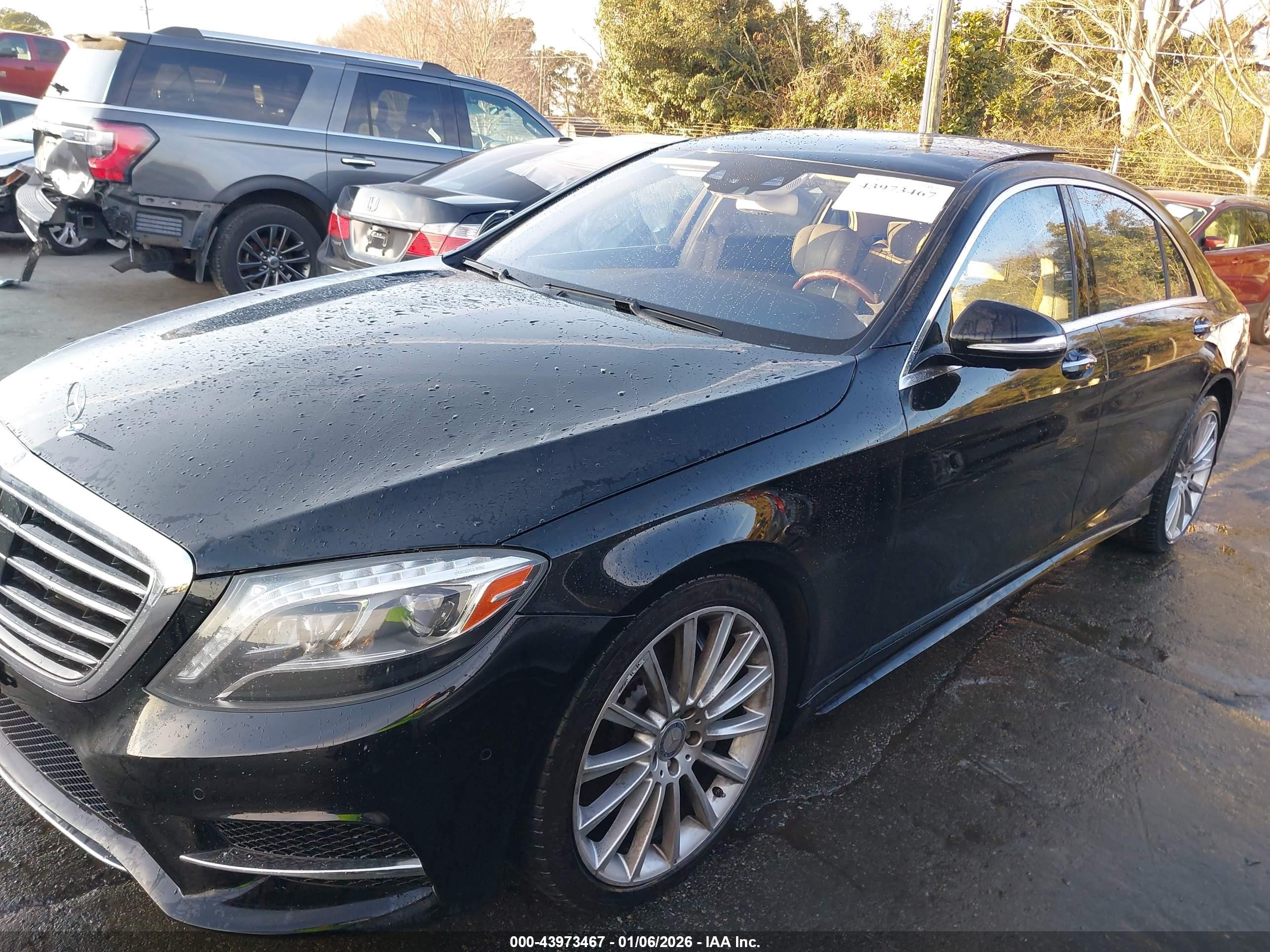 2014 Mercedes-benz S 550   Black vin: WDDUG8CBXEA013998