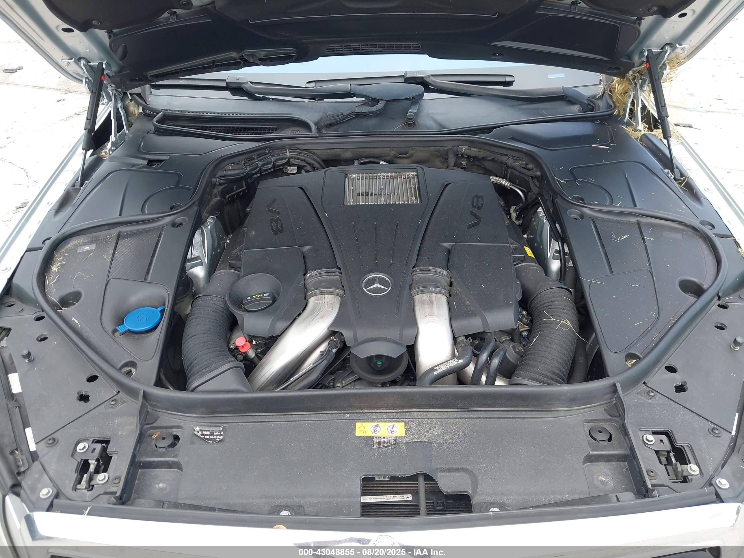 2014 Mercedes-benz S 550   Серебряный vin: WDDUG8CBXEA037623