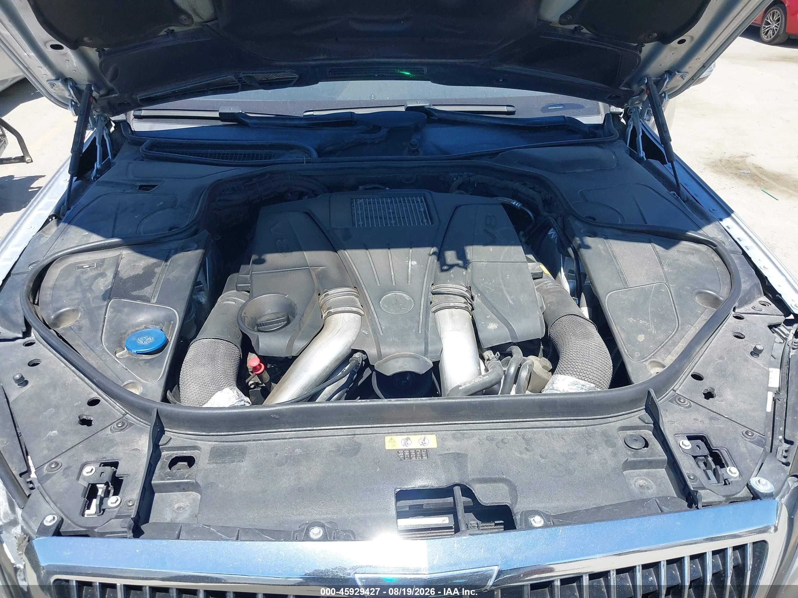 2014 Mercedes-benz S 550   Silver vin: WDDUG8CBXEA040117
