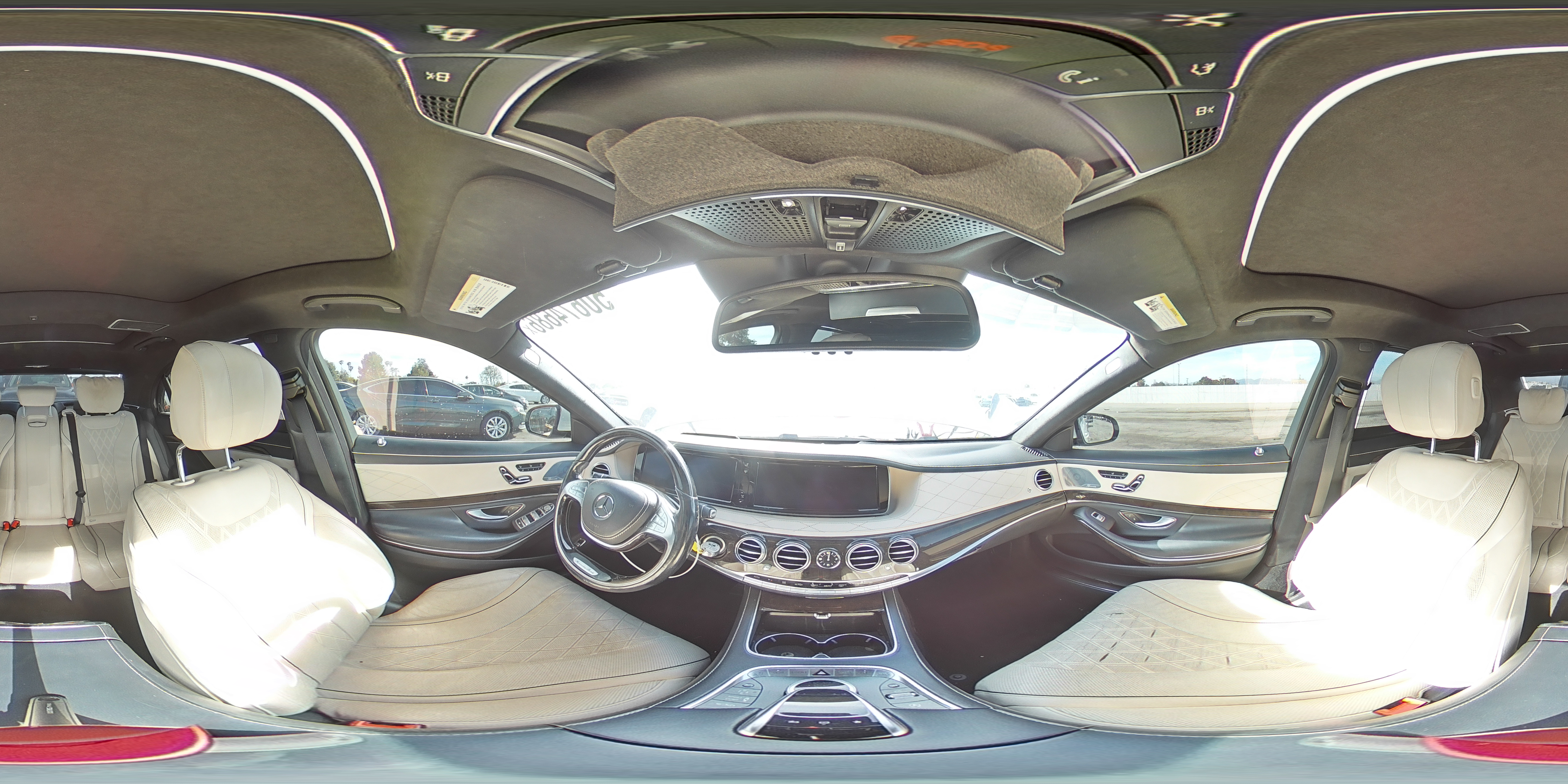 2015 Mercedes-benz S 550 Белый vin: WDDUG8CBXFA134998