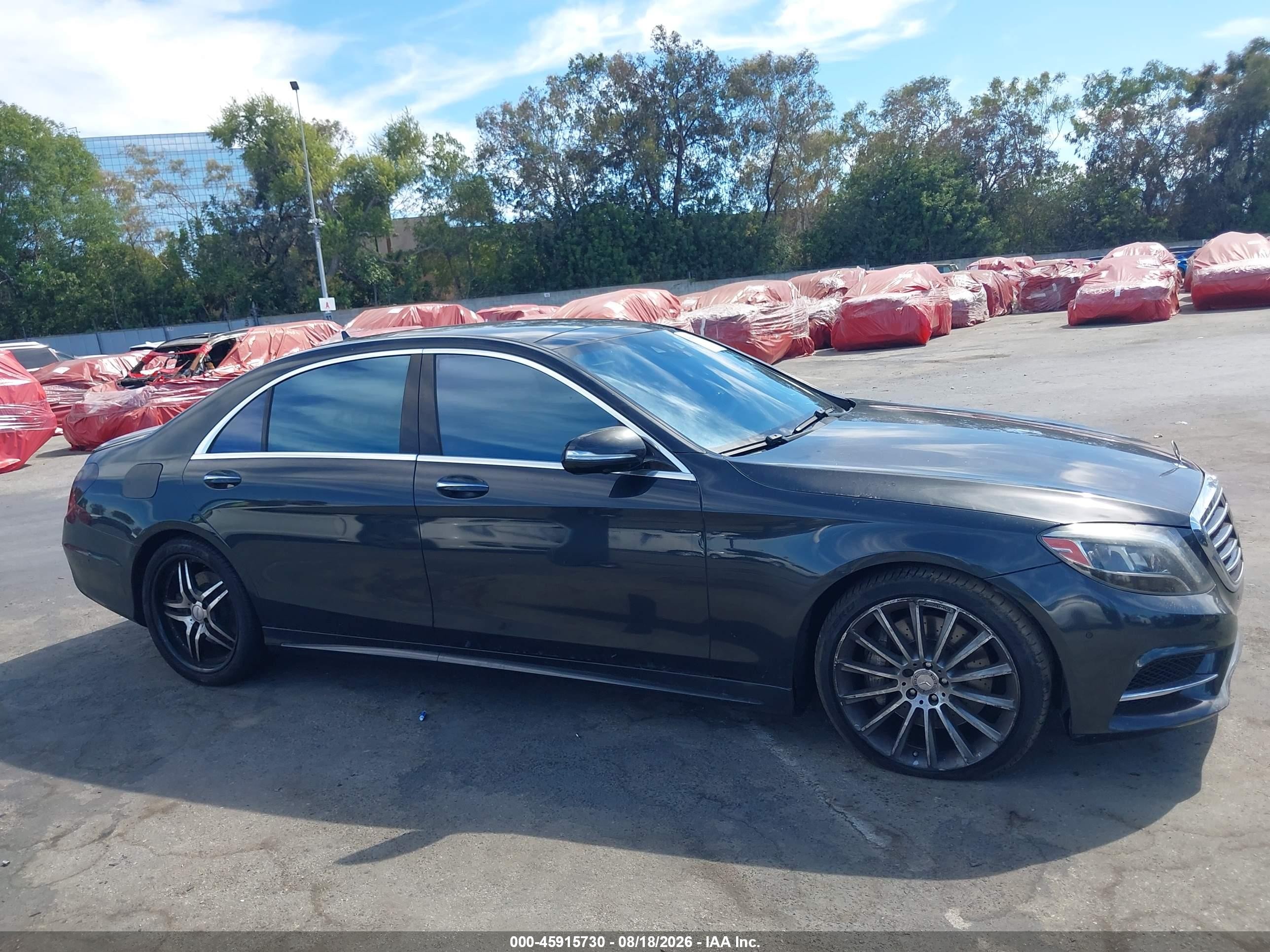 2015 Mercedes-benz S 550   Black vin: WDDUG8CBXFA169606