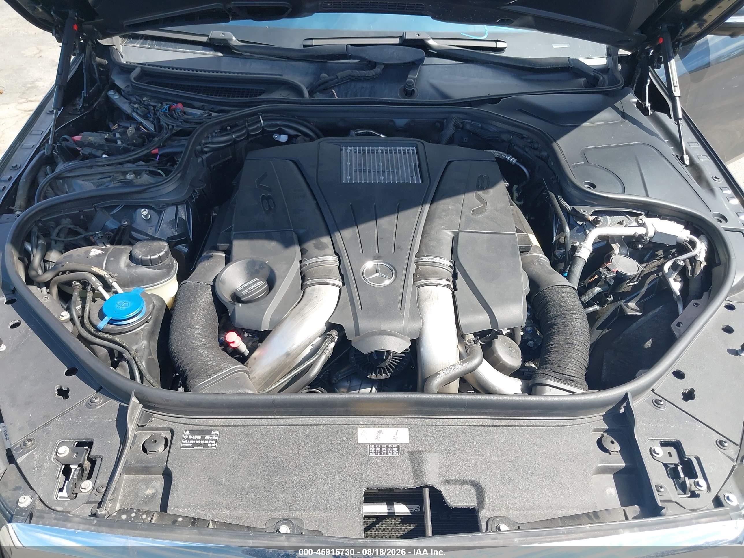 2015 Mercedes-benz S 550   Black vin: WDDUG8CBXFA169606