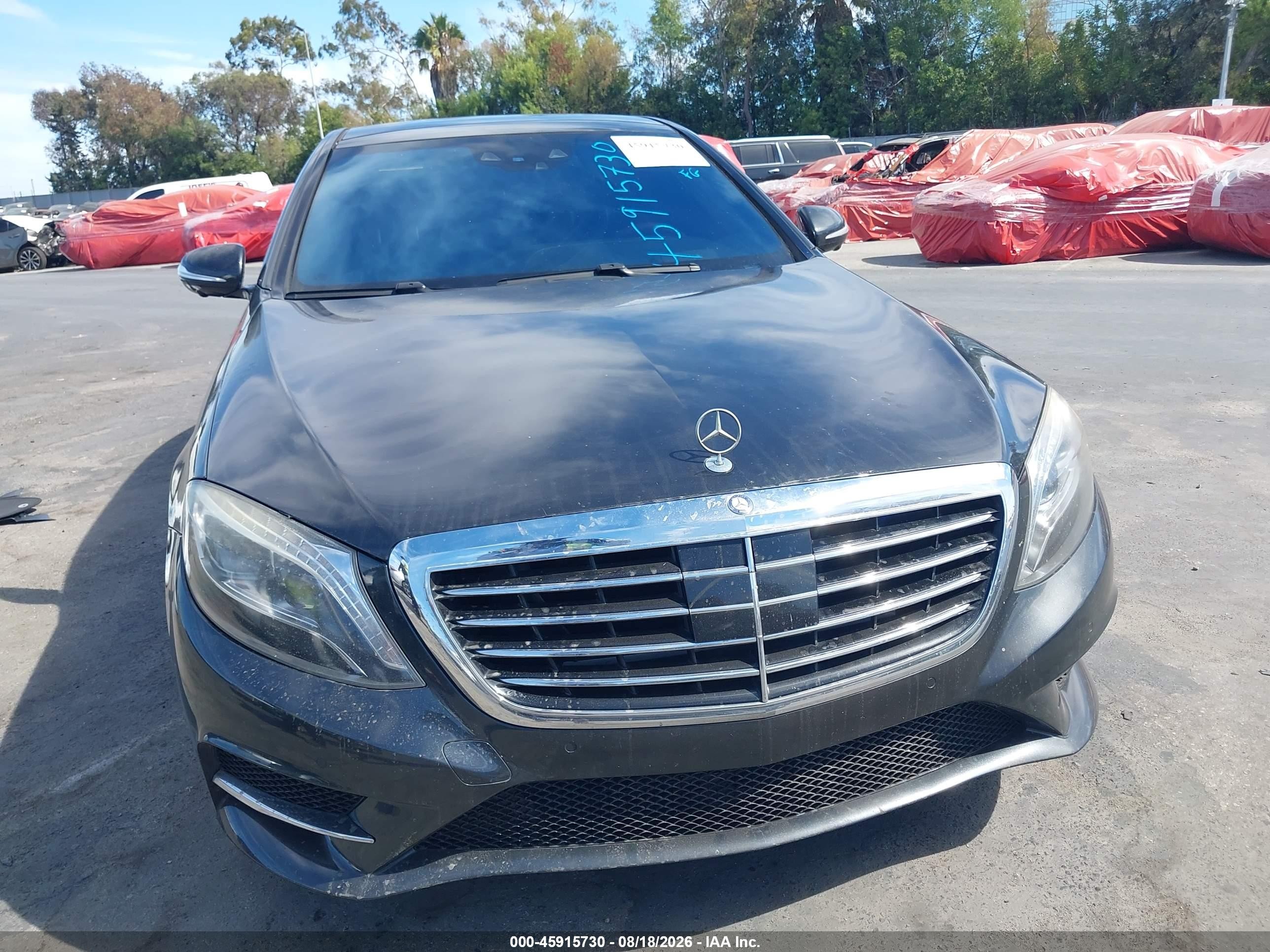 2015 Mercedes-benz S 550   Black vin: WDDUG8CBXFA169606
