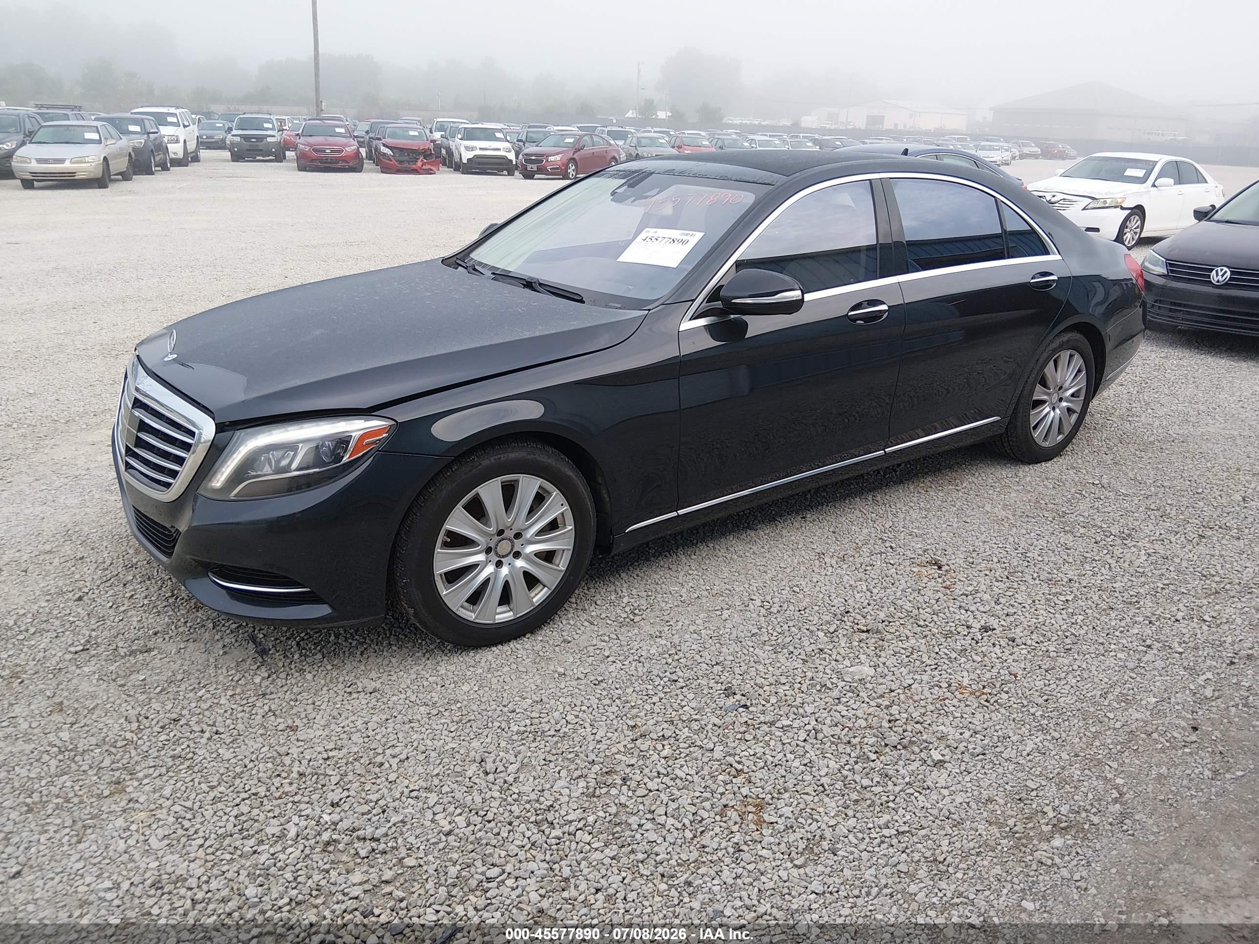 2015 Mercedes-benz S 550   Black vin: WDDUG8CBXFA170674