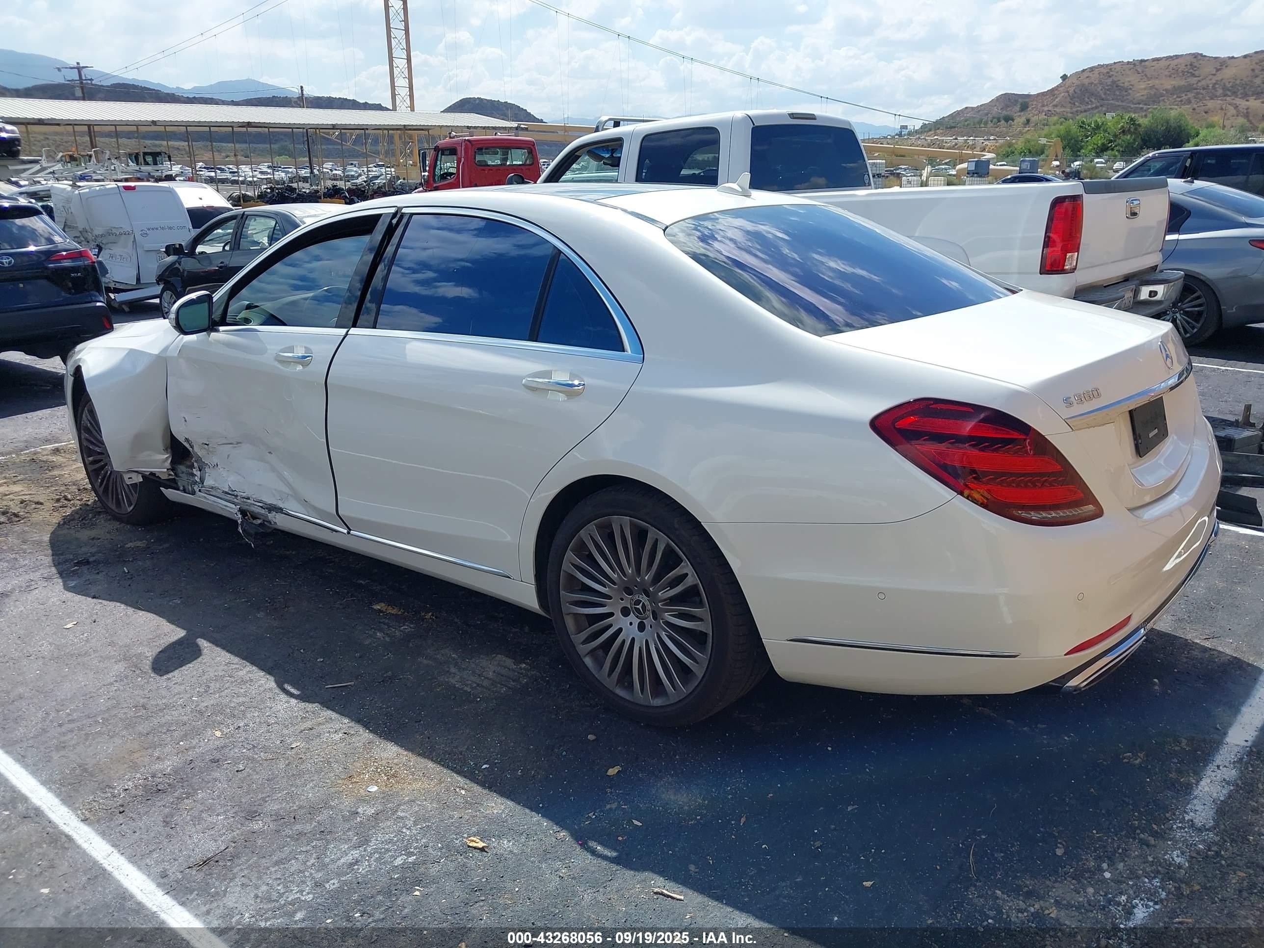 2020 Mercedes-benz S 560   White vin: WDDUG8DB9LA520872