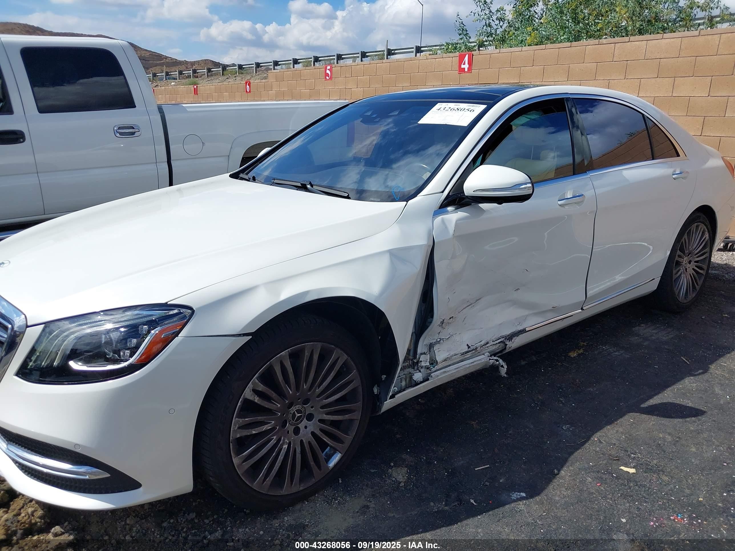 2020 Mercedes-benz S 560   White vin: WDDUG8DB9LA520872
