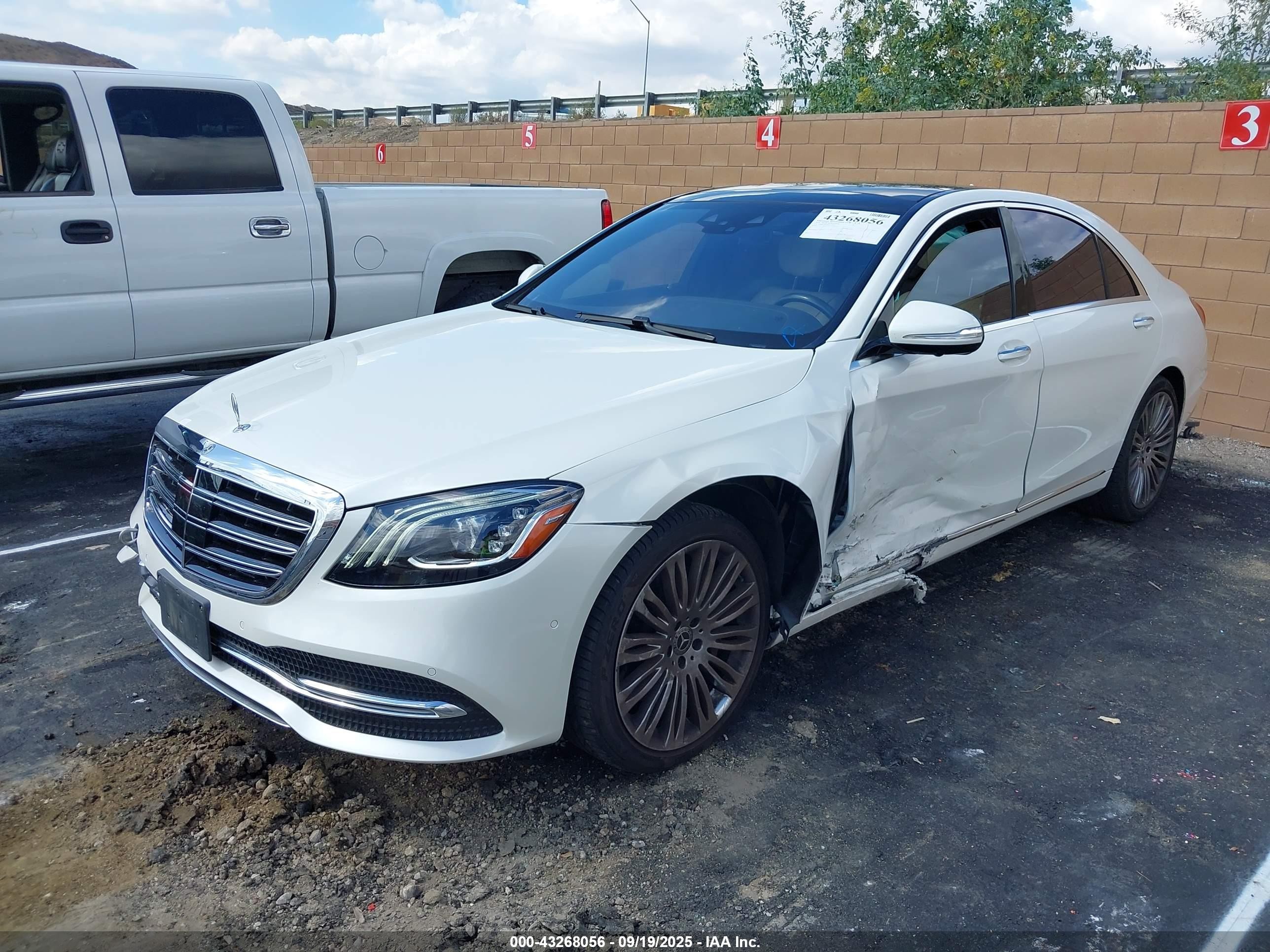 2020 Mercedes-benz S 560   White vin: WDDUG8DB9LA520872