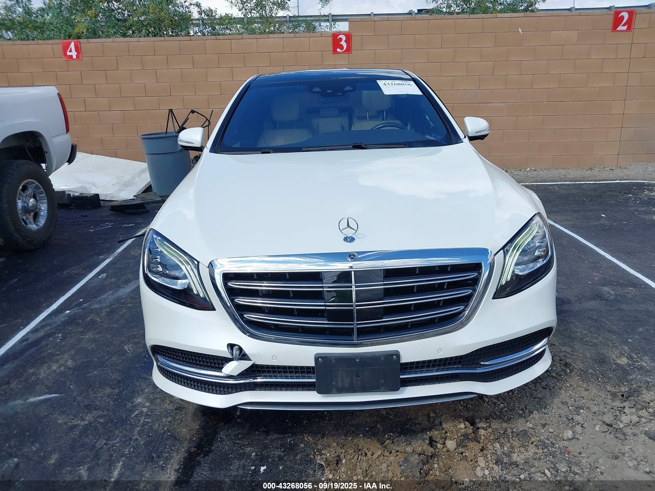 2020 Mercedes-benz S 560   White vin: WDDUG8DB9LA520872