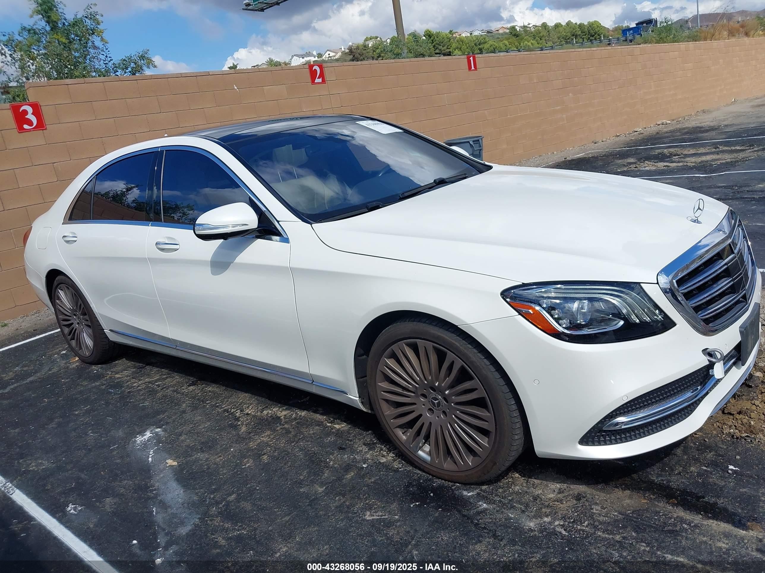 2020 Mercedes-benz S 560   White vin: WDDUG8DB9LA520872