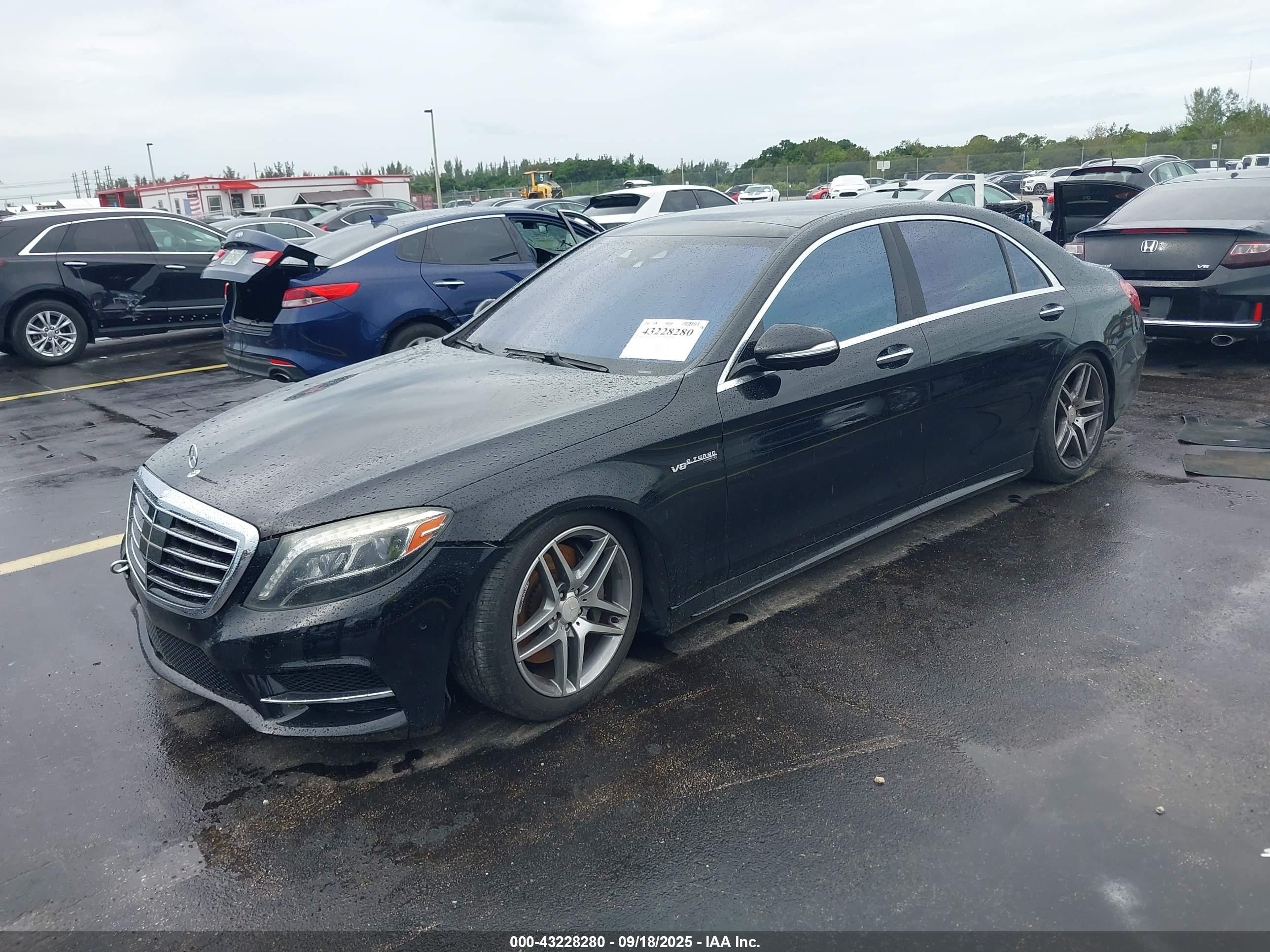 2014 Mercedes-benz S 550 4matic Black vin: WDDUG8FB0EA032765