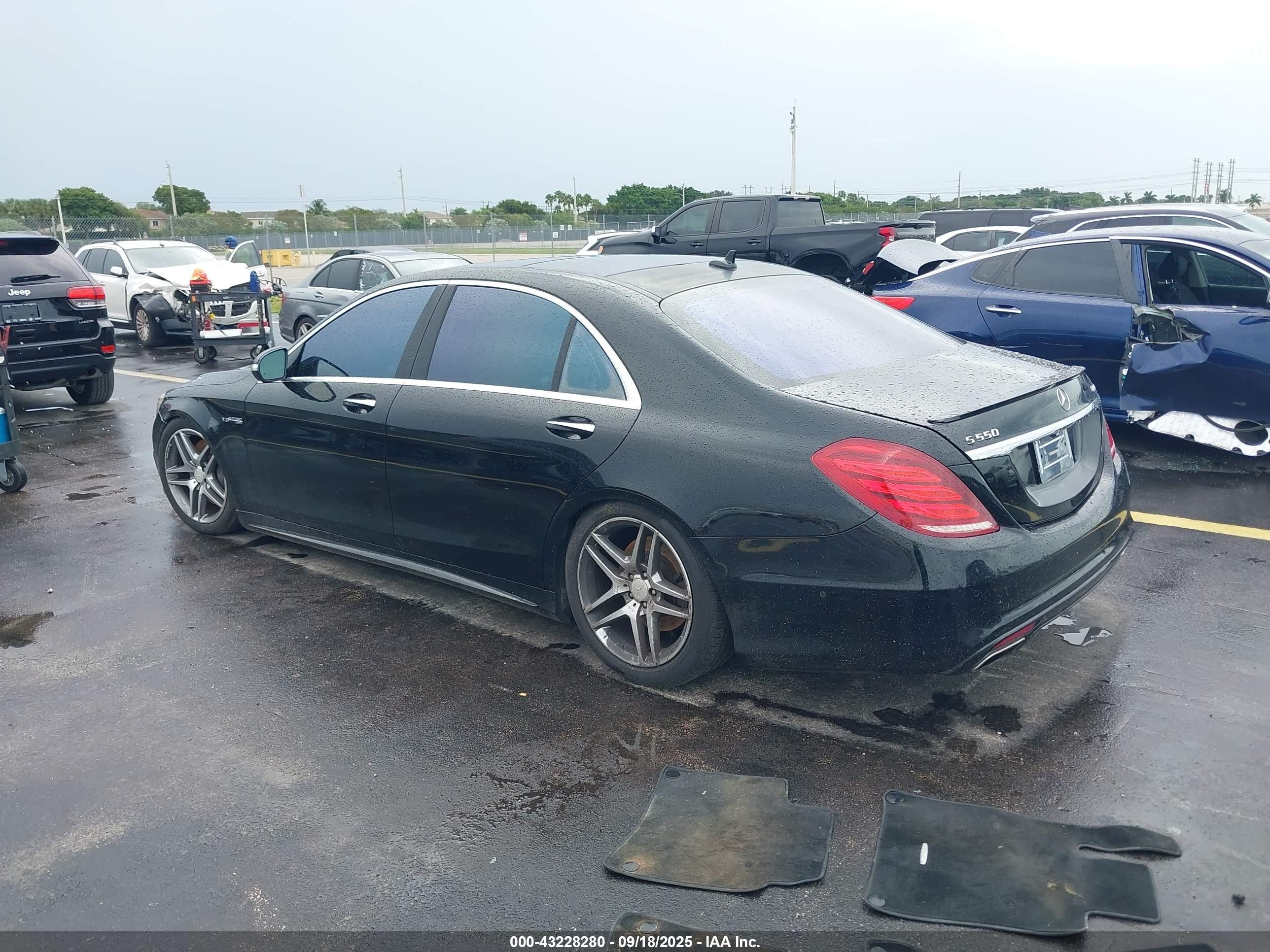 2014 Mercedes-benz S 550 4matic Black vin: WDDUG8FB0EA032765