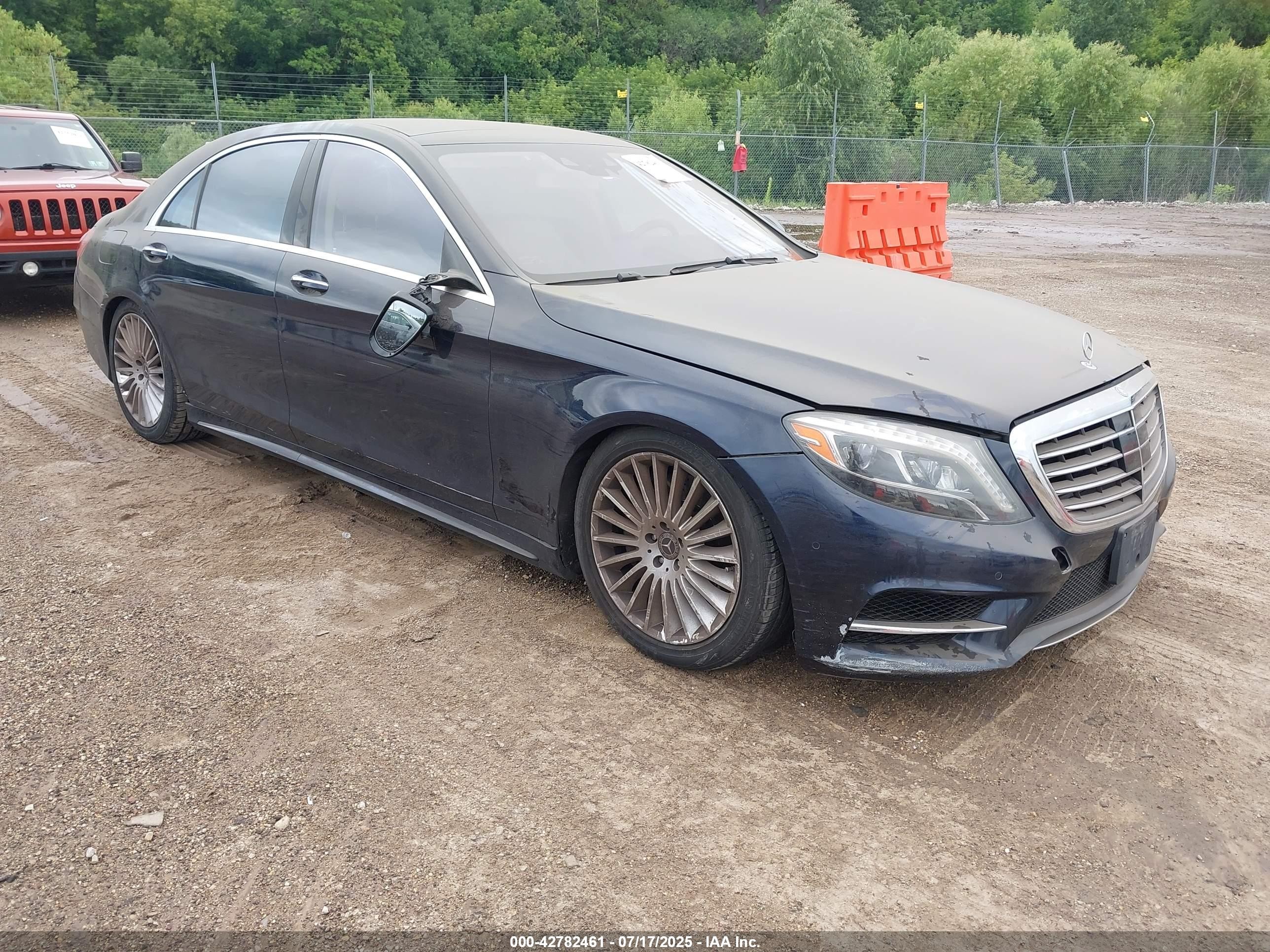 2014 Mercedes-benz S 550 4matic Blue vin: WDDUG8FB0EA053308