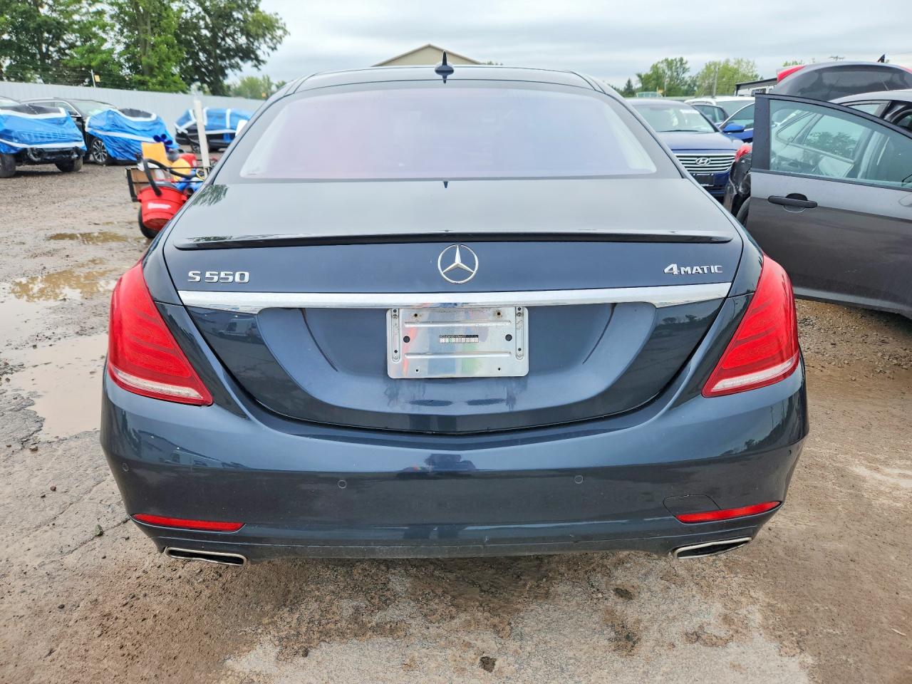 2015 Mercedes-benz S 550 4matic Blue vin: WDDUG8FB0FA084477