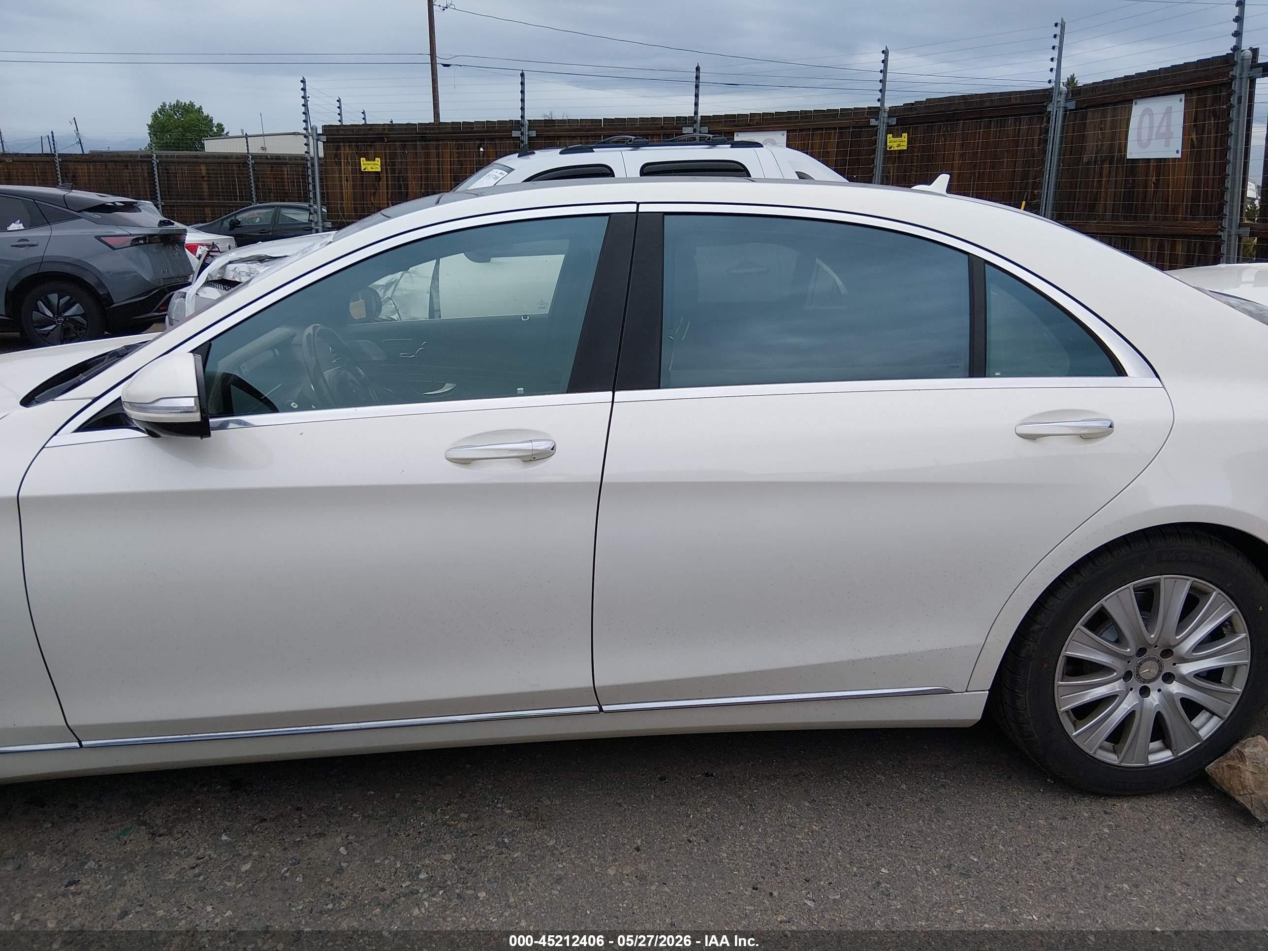 2015 Mercedes-benz S 550 4matic White vin: WDDUG8FB0FA157881