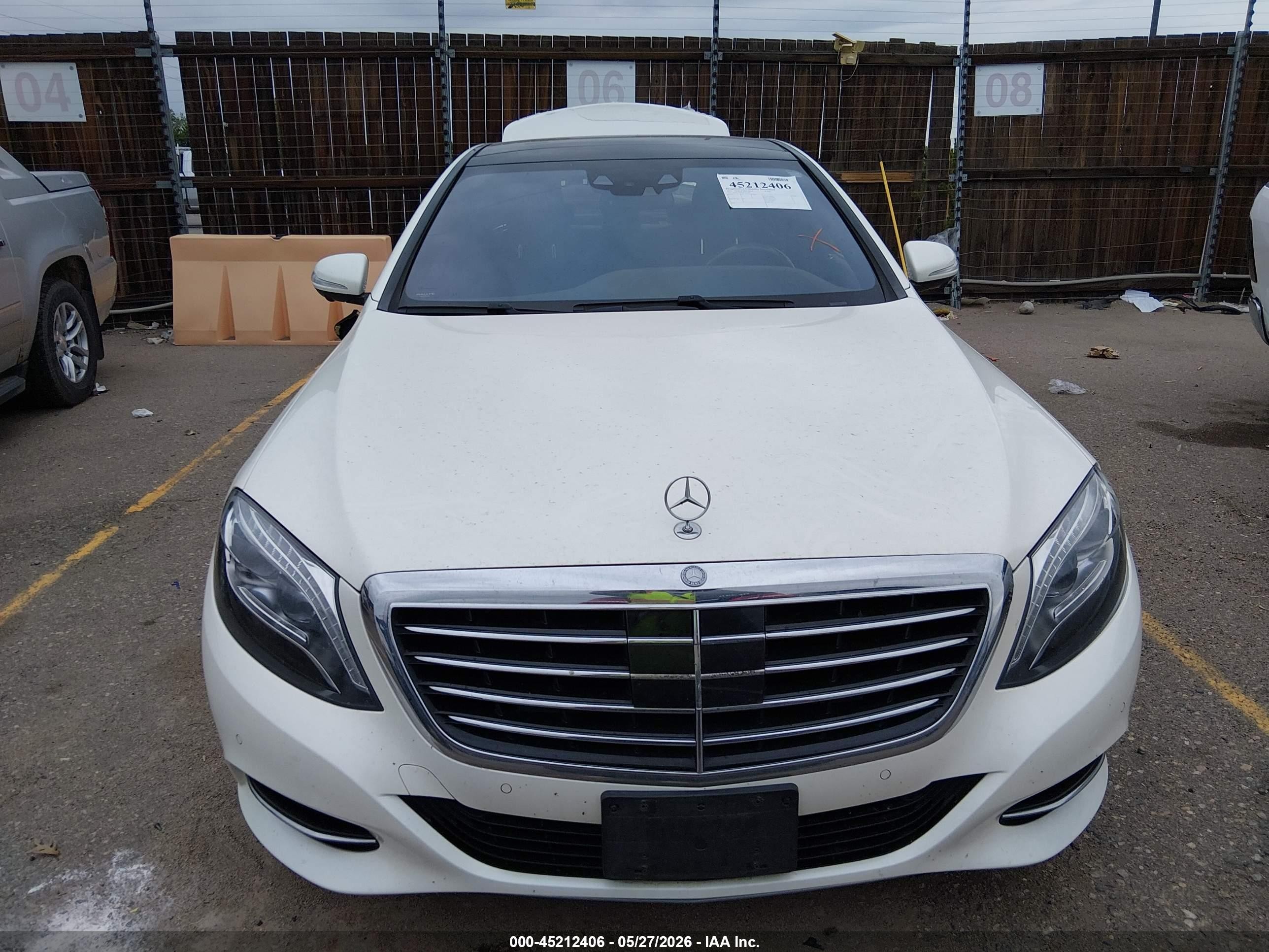 2015 Mercedes-benz S 550 4matic White vin: WDDUG8FB0FA157881