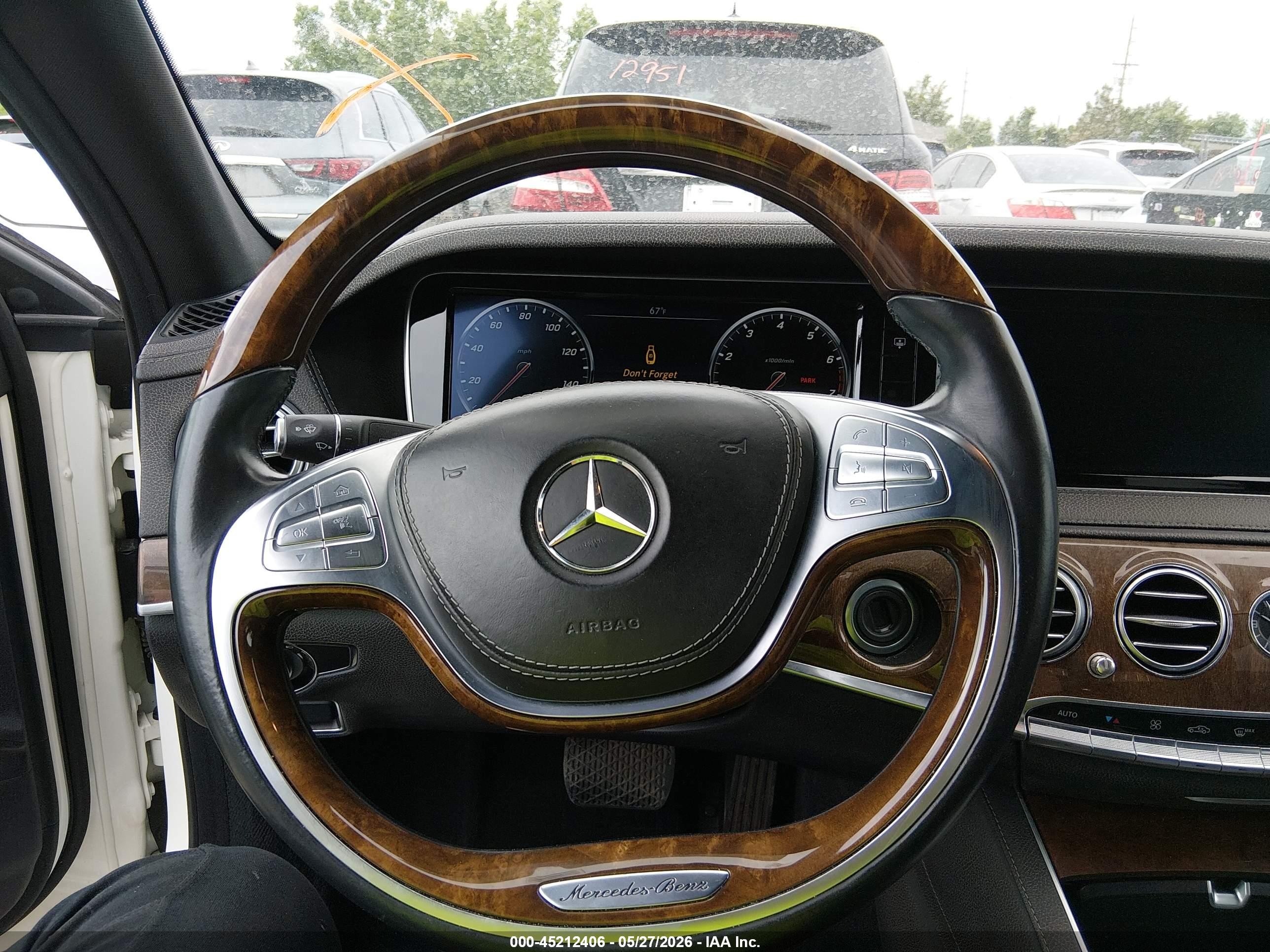 2015 Mercedes-benz S 550 4matic White vin: WDDUG8FB0FA157881