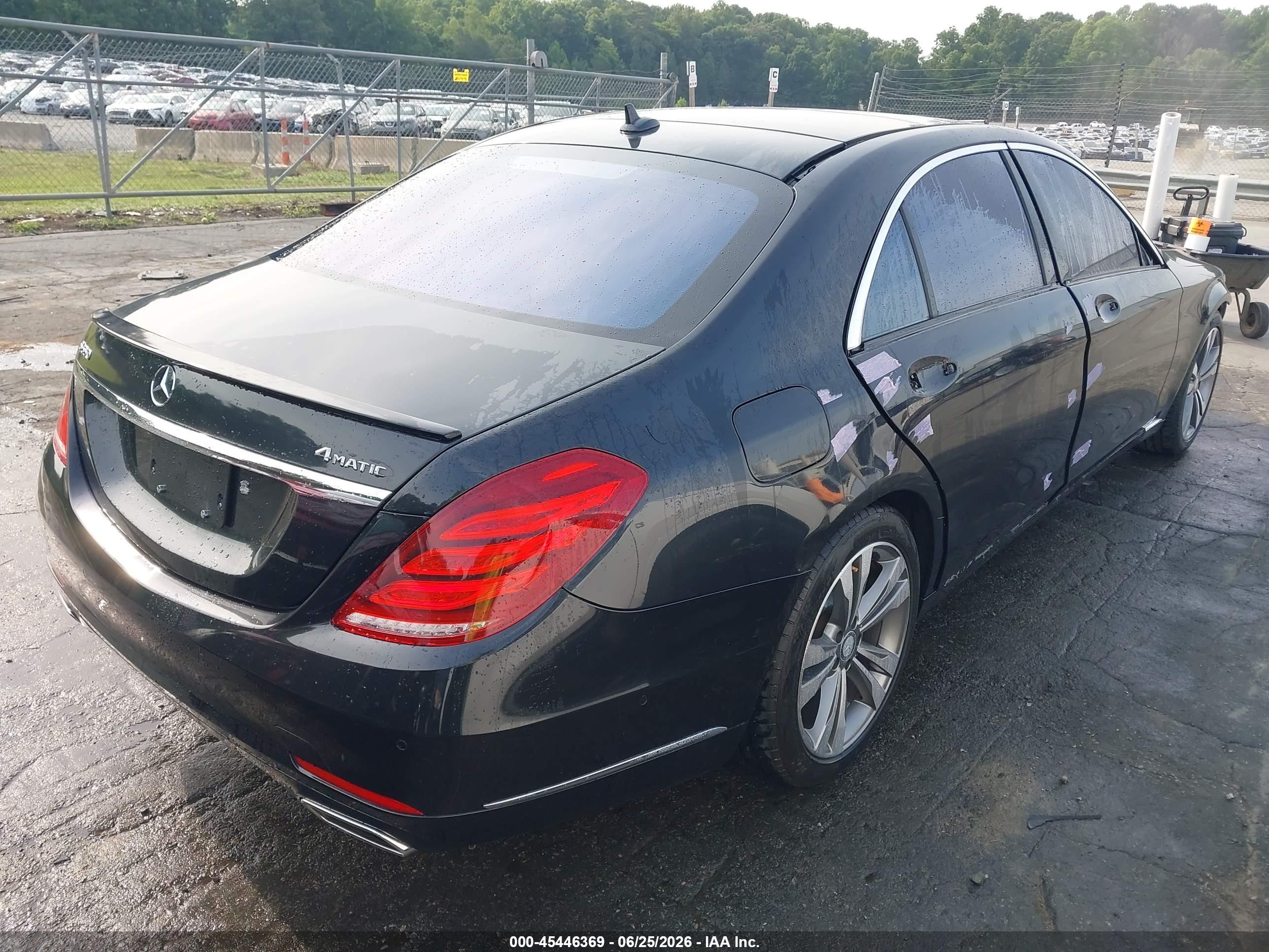 2015 Mercedes-benz S 550 4matic Black vin: WDDUG8FB0FA163082