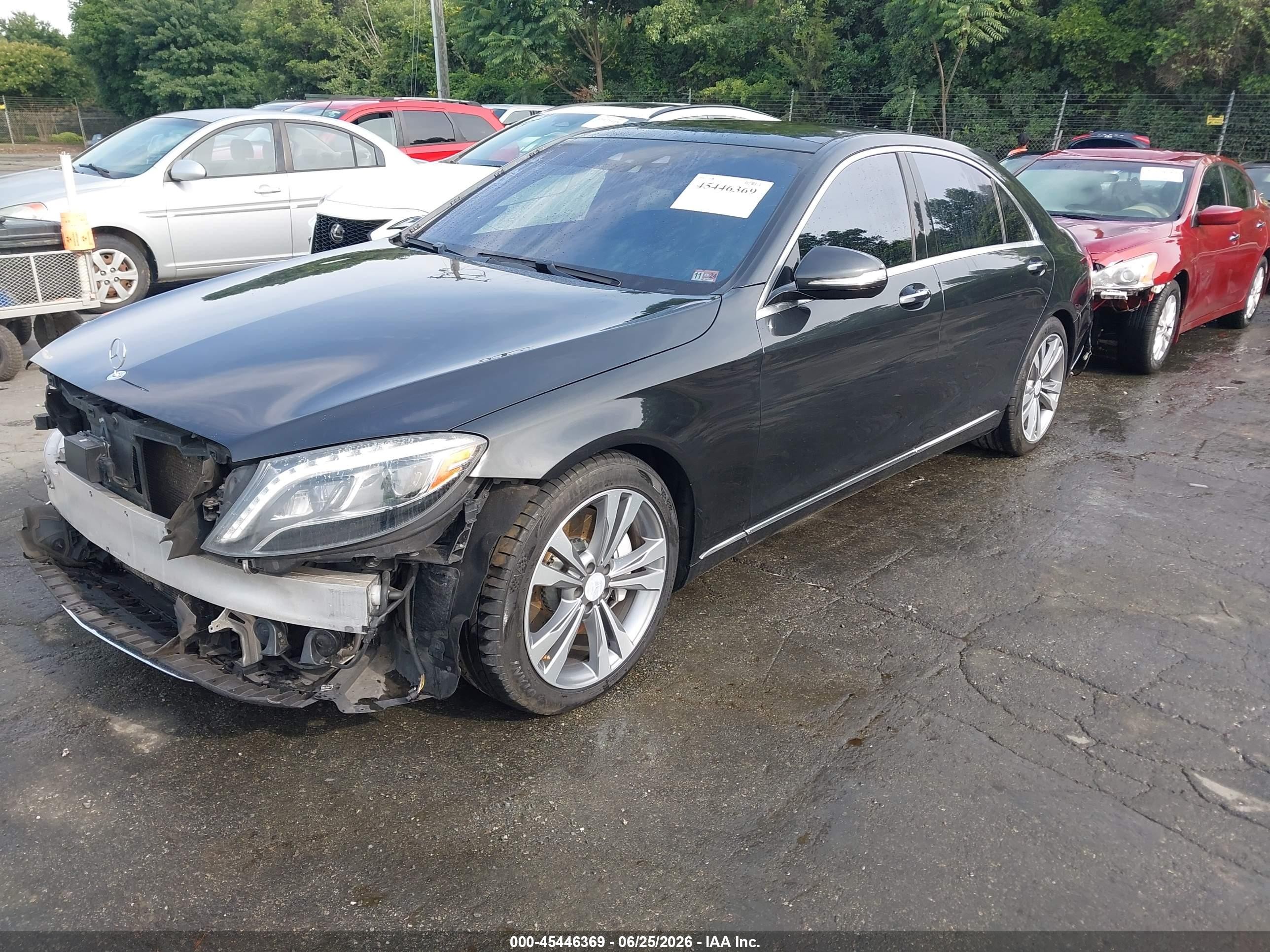 2015 Mercedes-benz S 550 4matic Black vin: WDDUG8FB0FA163082