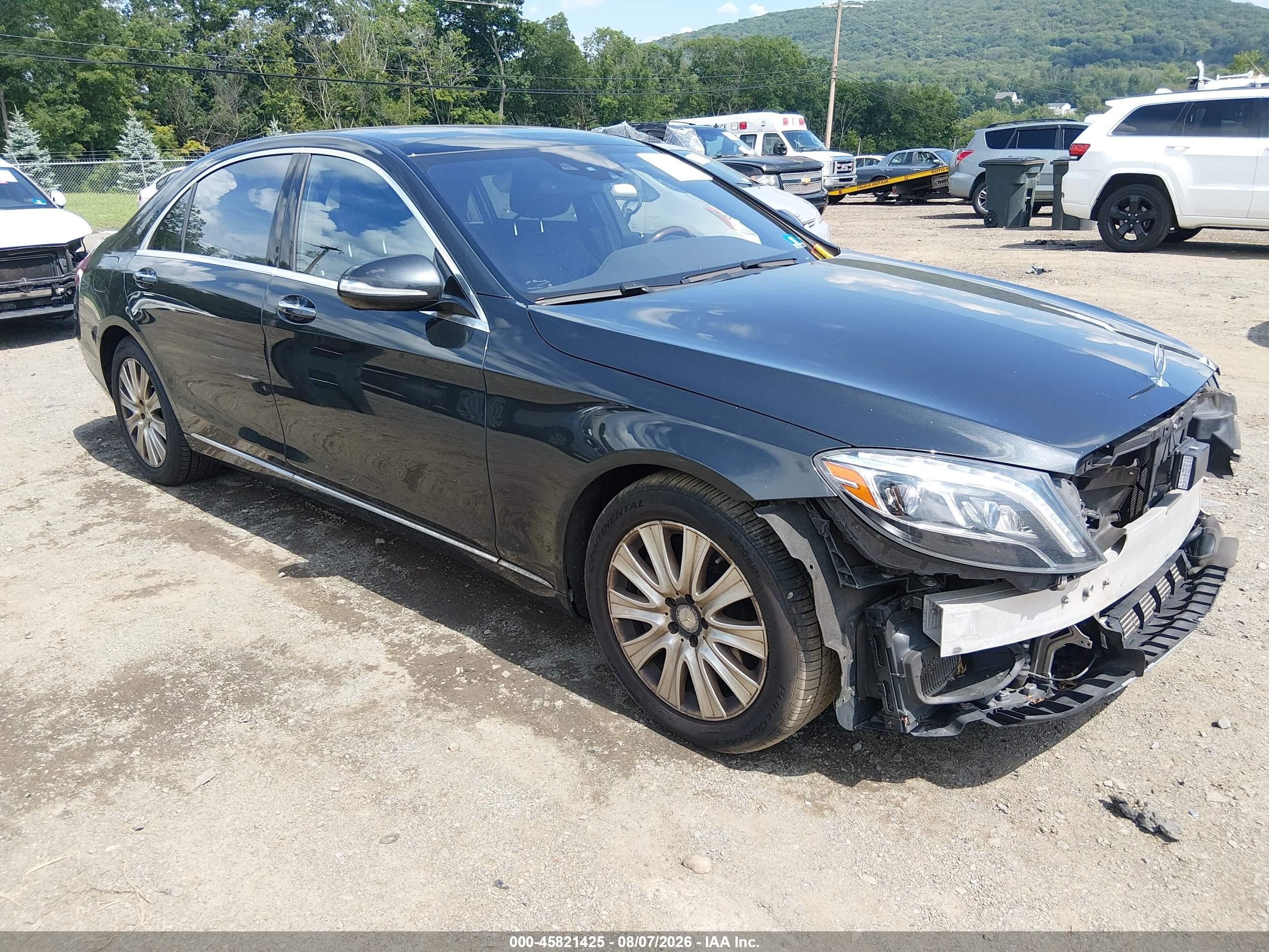 2015 Mercedes-benz S 550 4matic Black vin: WDDUG8FB1FA125439