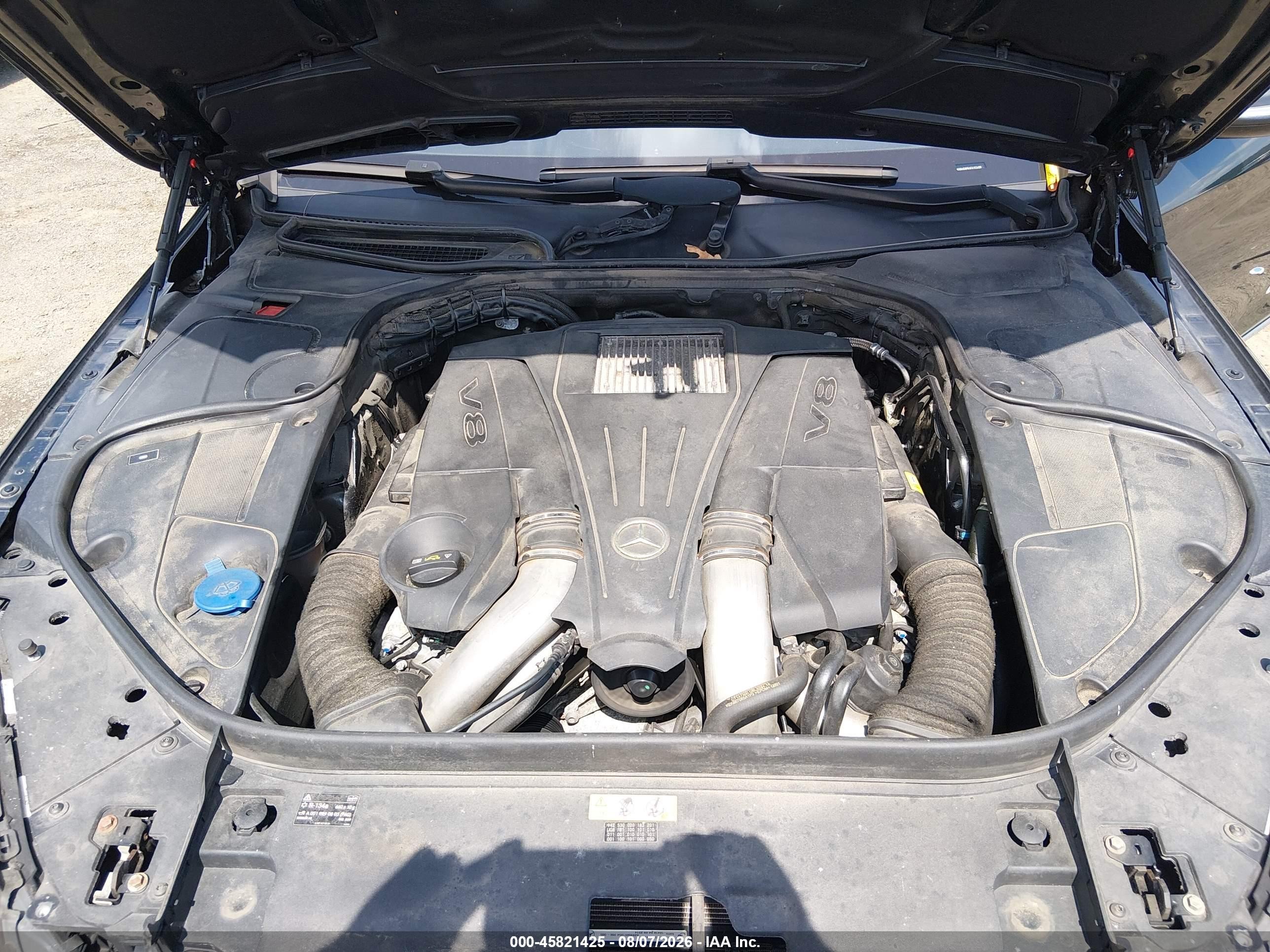 2015 Mercedes-benz S 550 4matic Черный vin: WDDUG8FB1FA125439