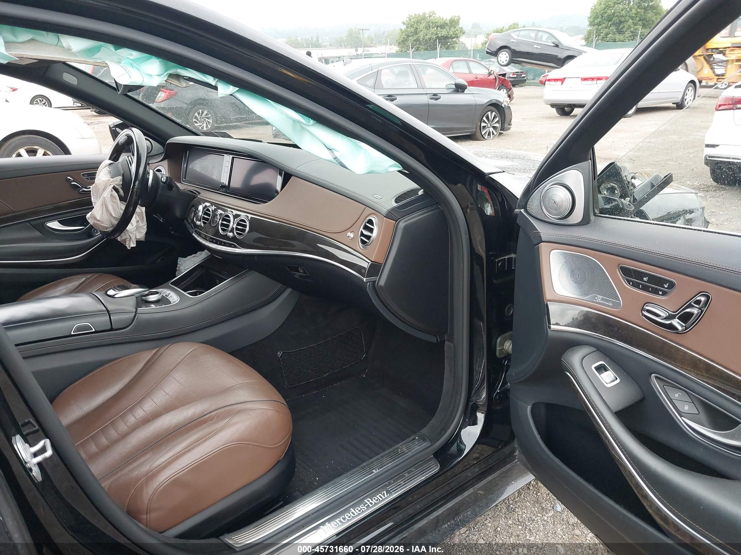 2015 Mercedes-benz S 550 4matic Black vin: WDDUG8FB1FA171675