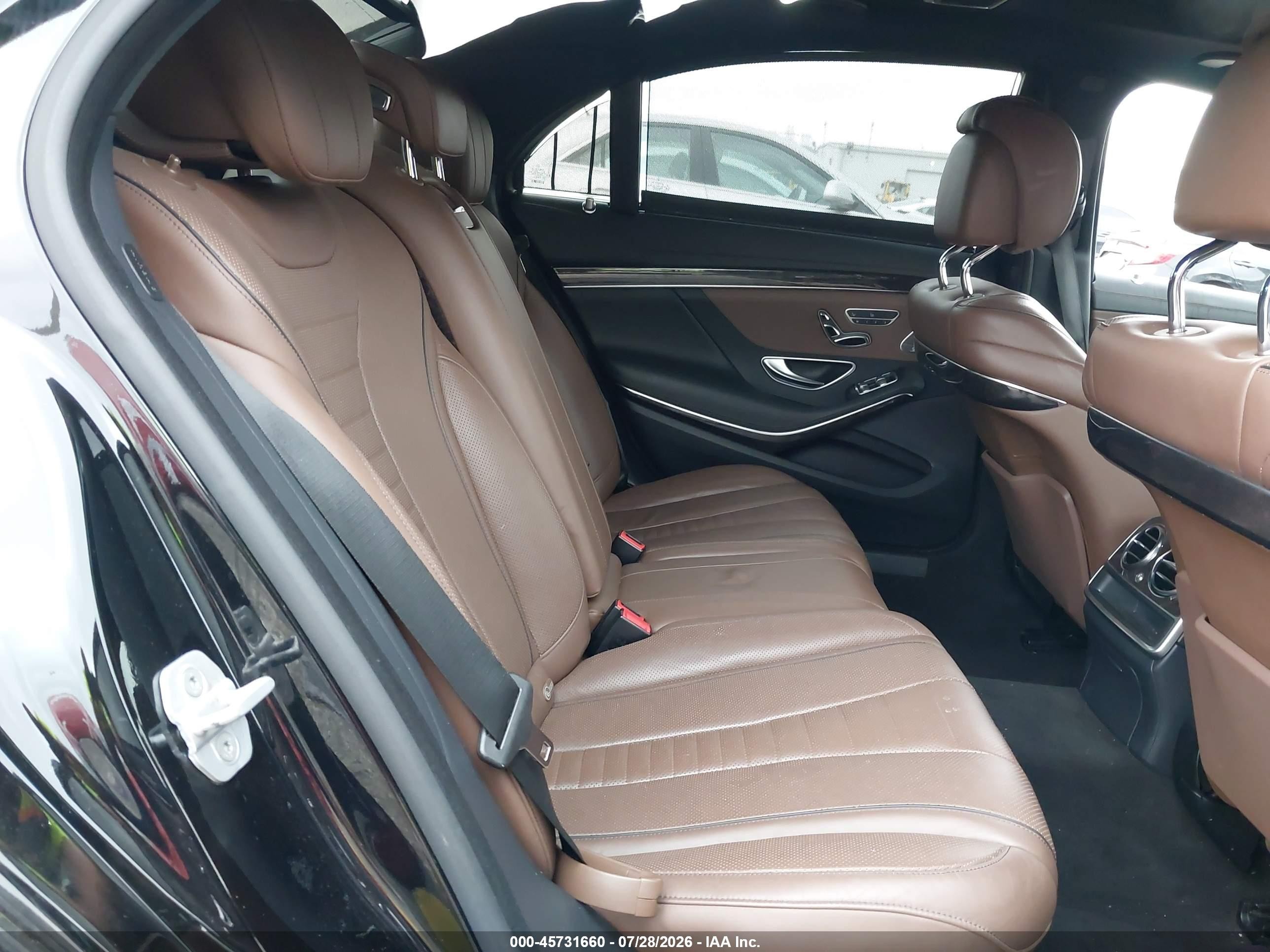 2015 Mercedes-benz S 550 4matic Black vin: WDDUG8FB1FA171675