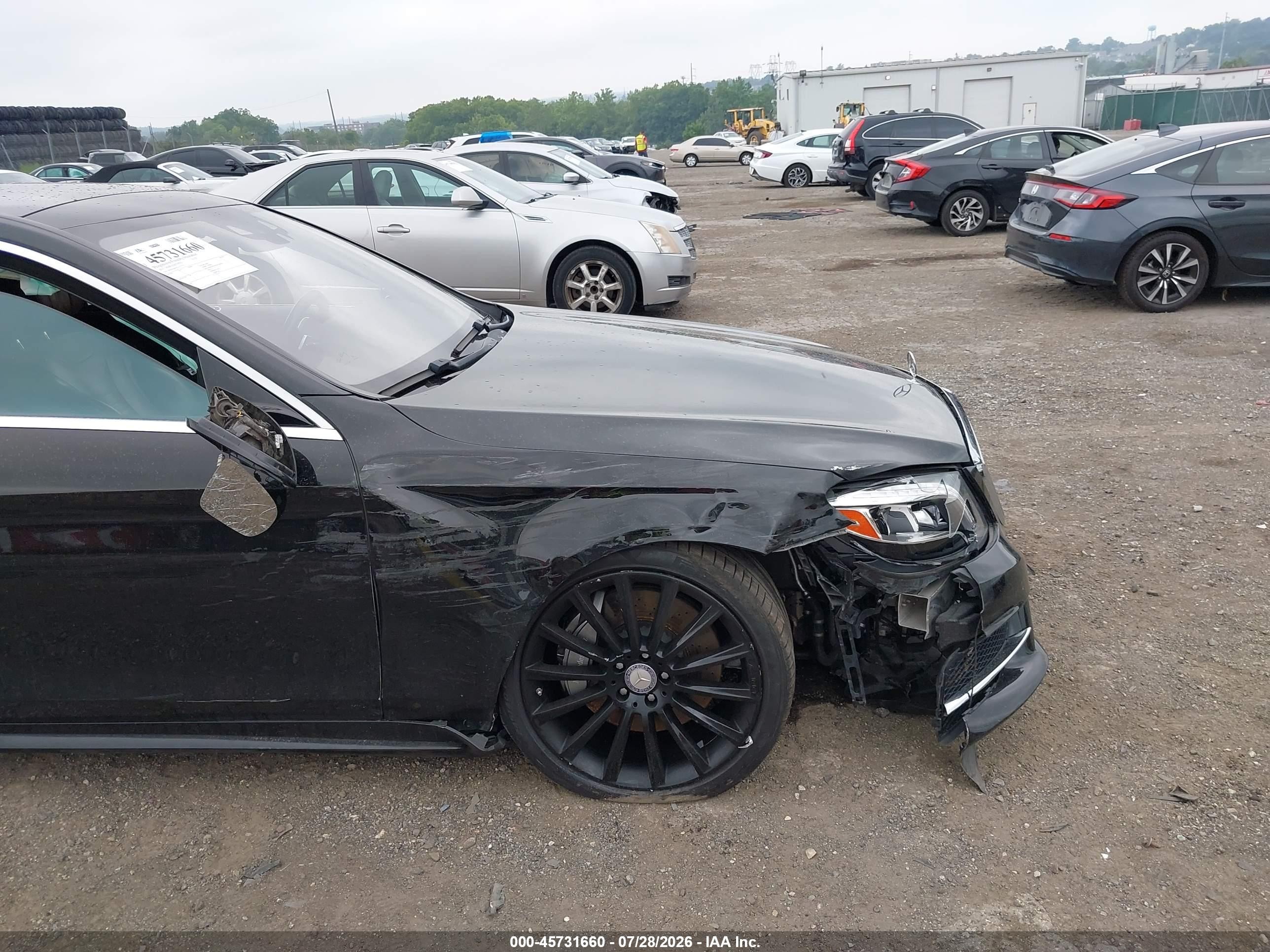 2015 Mercedes-benz S 550 4matic Black vin: WDDUG8FB1FA171675