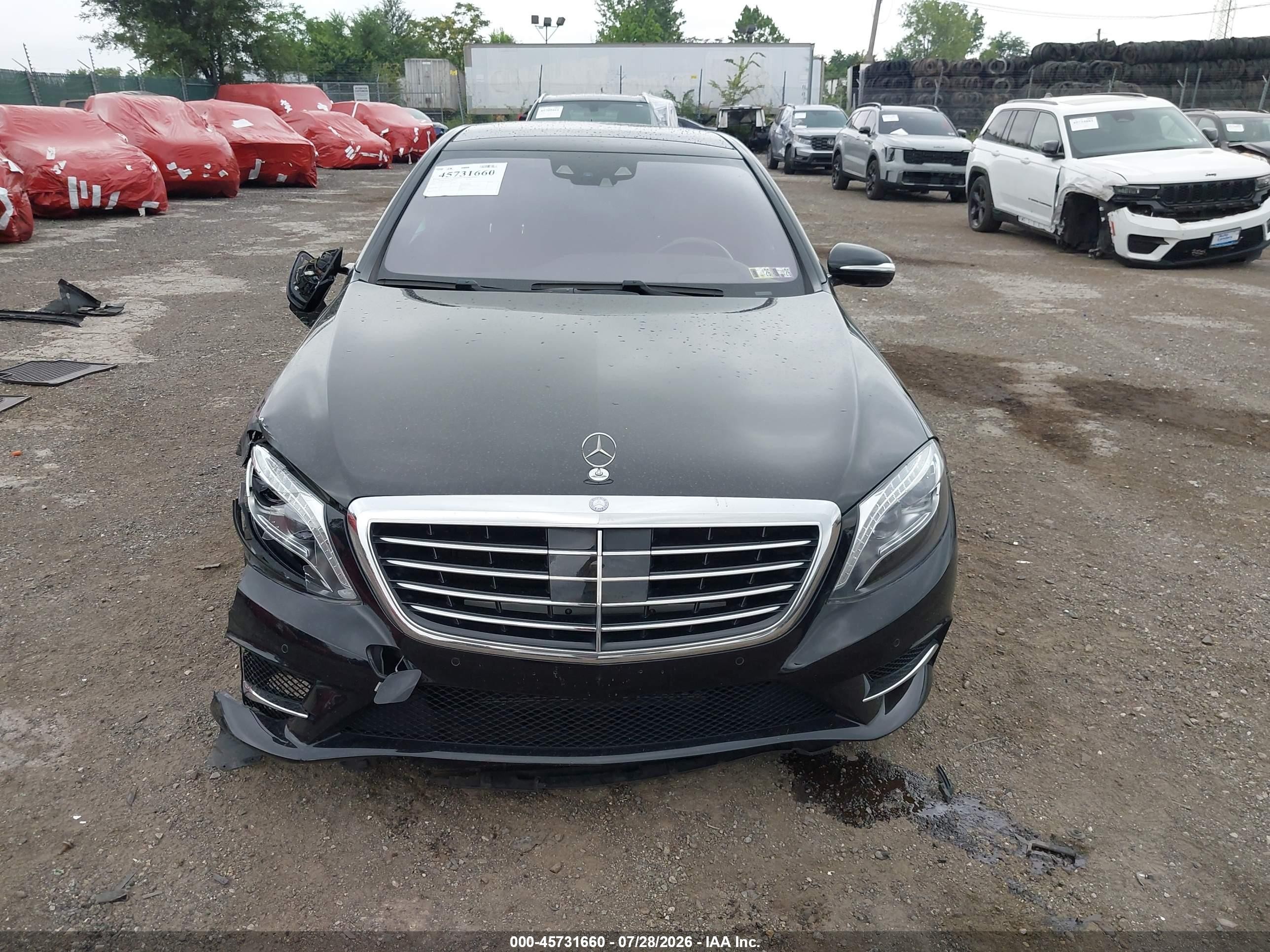 2015 Mercedes-benz S 550 4matic Black vin: WDDUG8FB1FA171675