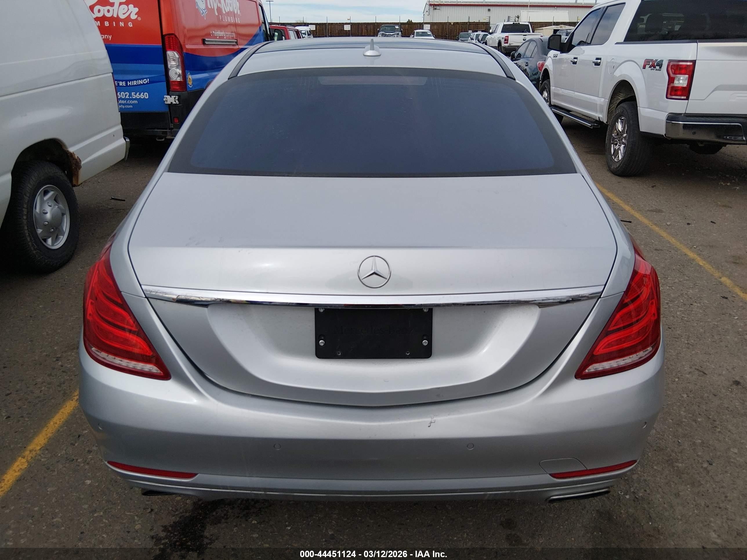 2015 Mercedes-benz S 550 4matic Silver vin: WDDUG8FB1FA184877