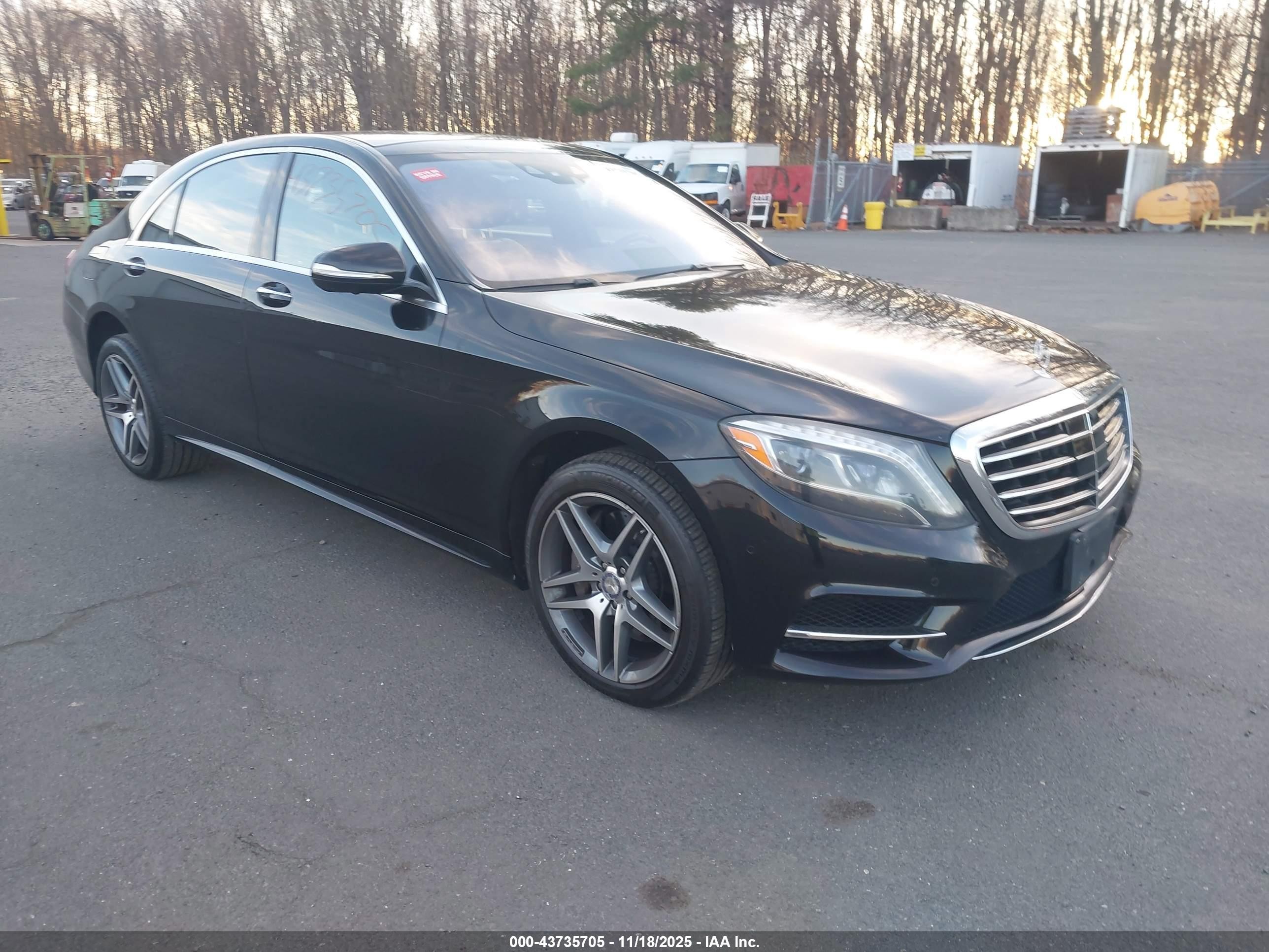 2014 Mercedes-benz S 550 4matic Black vin: WDDUG8FB2EA034033