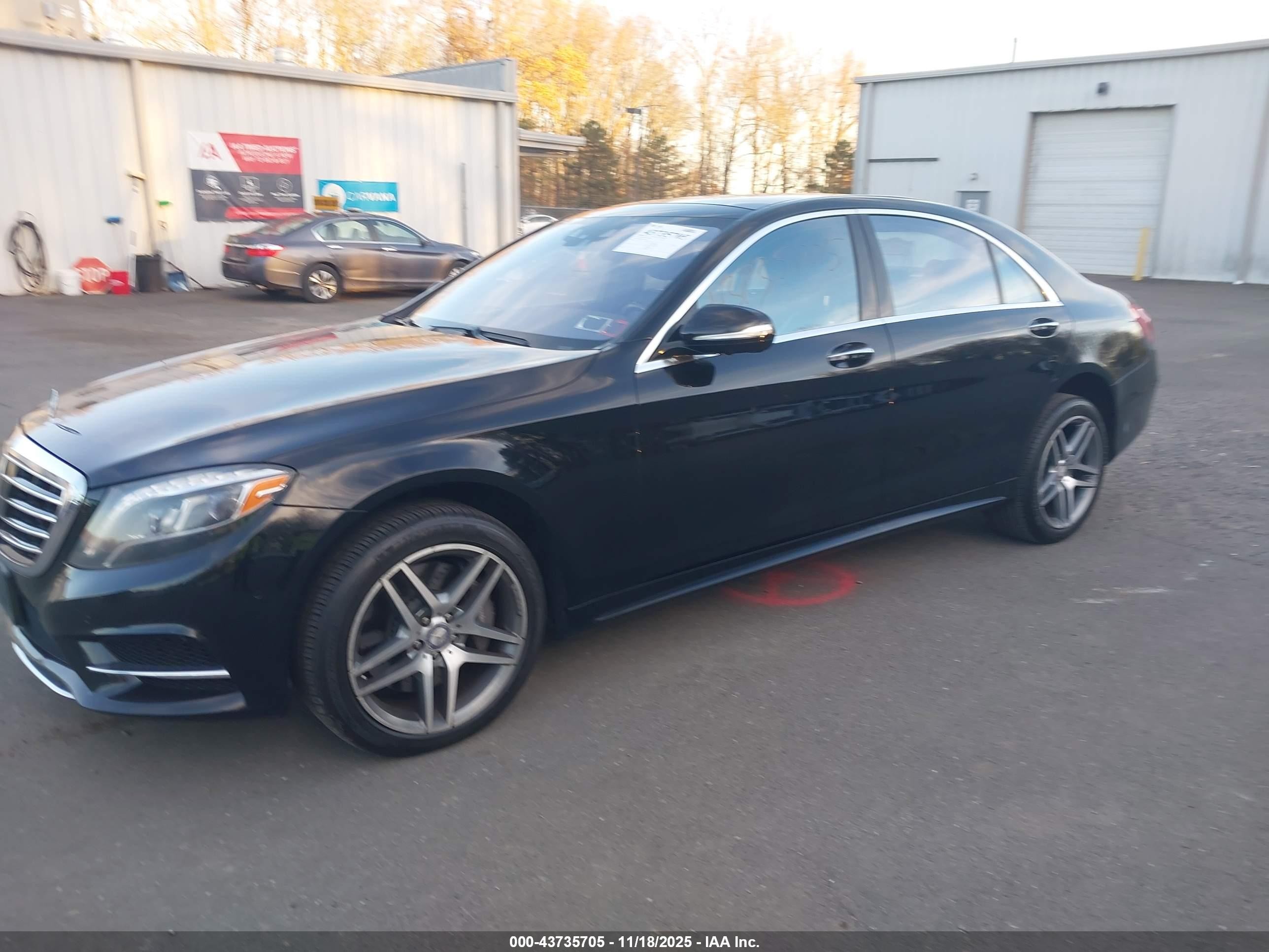2014 Mercedes-benz S 550 4matic Black vin: WDDUG8FB2EA034033