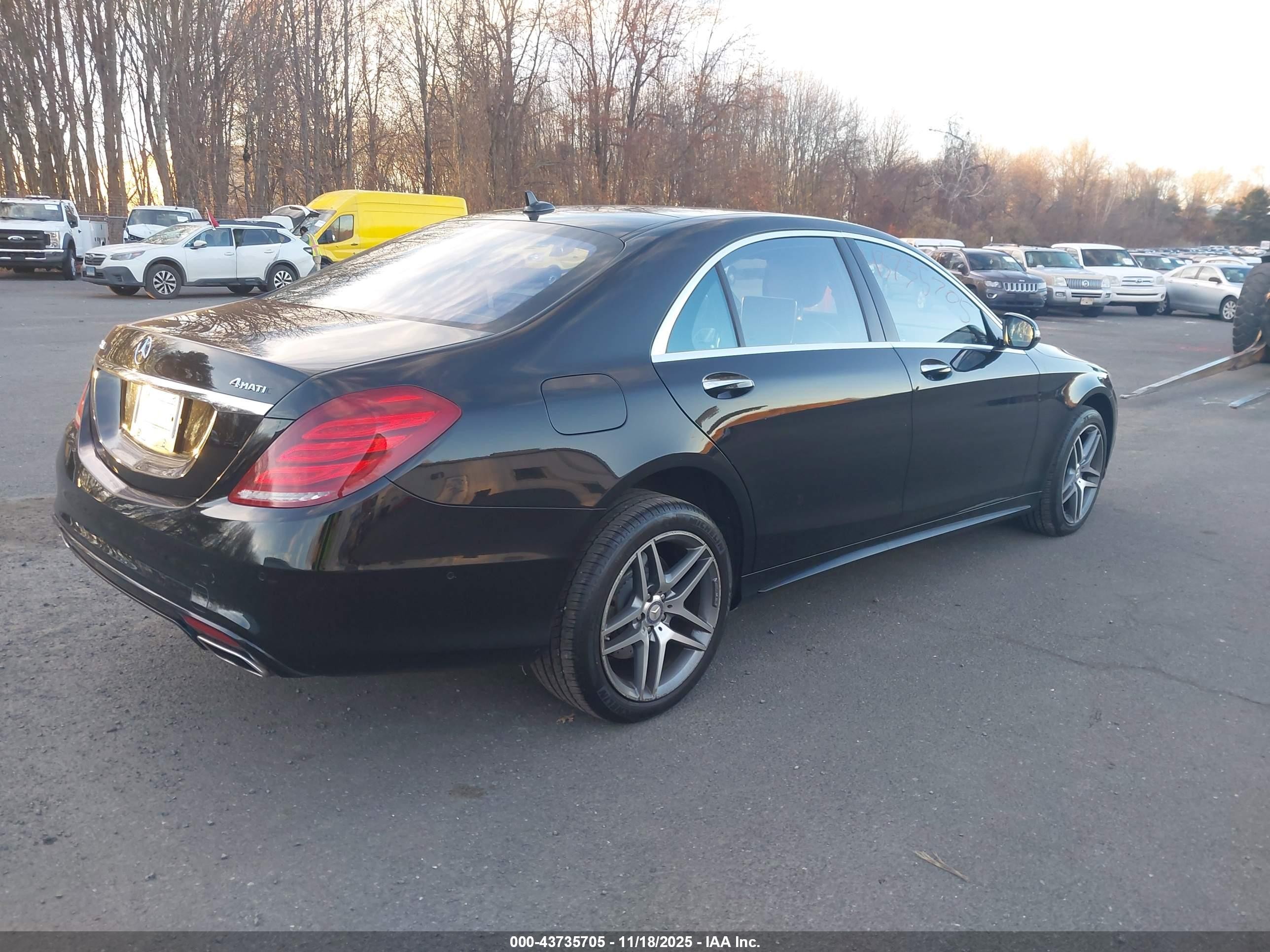 2014 Mercedes-benz S 550 4matic Black vin: WDDUG8FB2EA034033