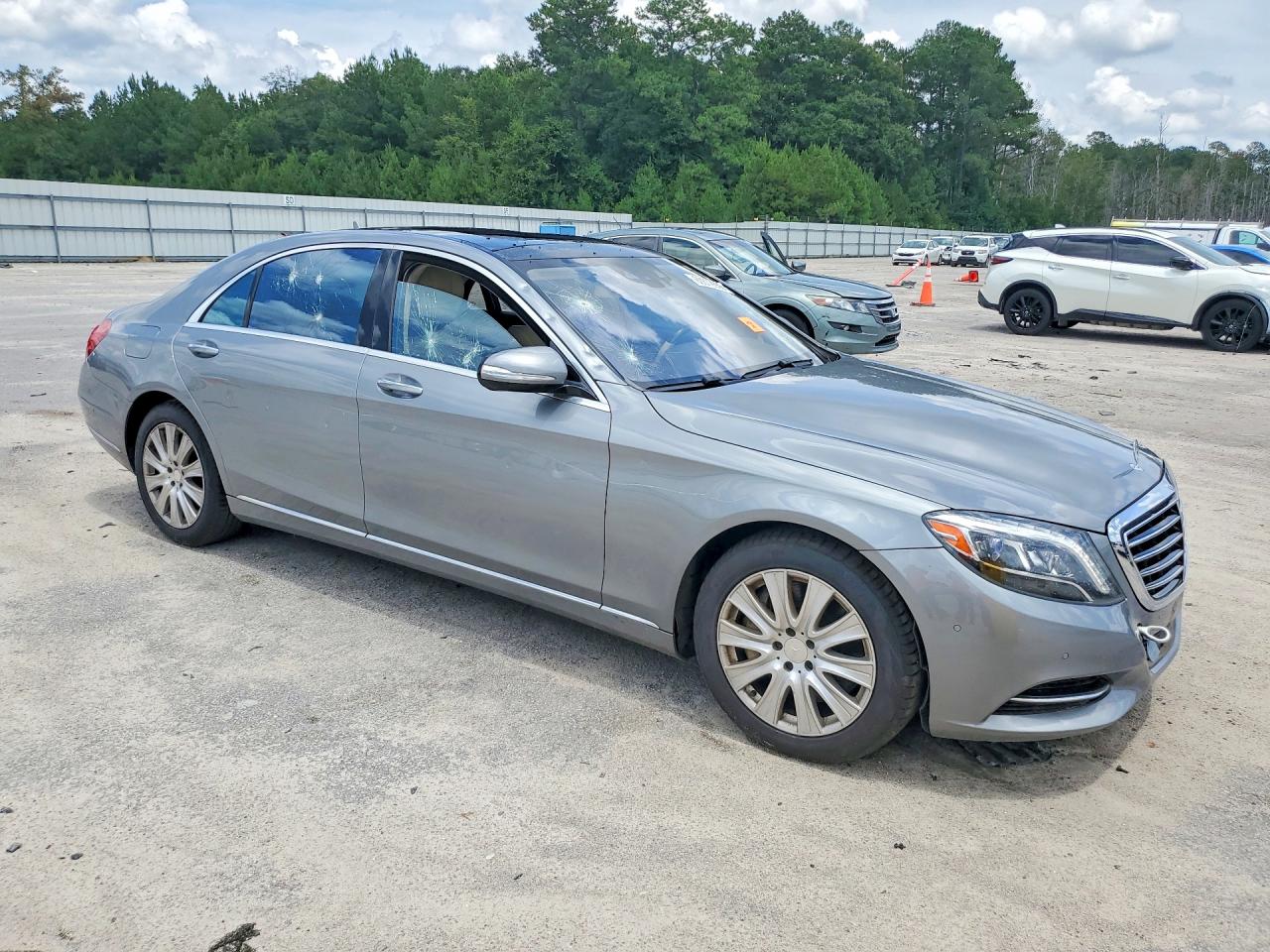 2015 Mercedes-benz S 550 4matic Gray vin: WDDUG8FB2FA094461
