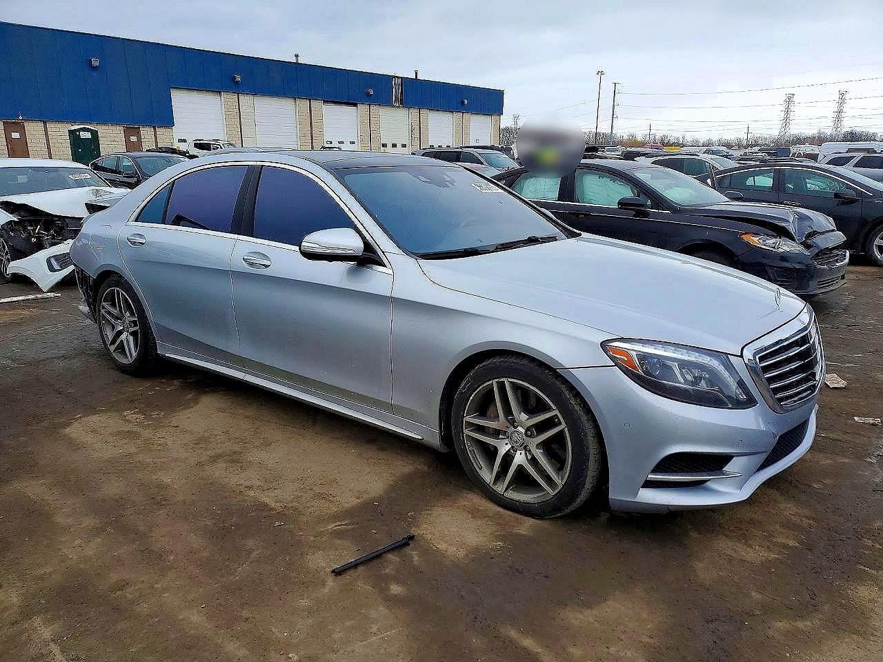 2015 Mercedes-benz S 550 4matic Silver vin: WDDUG8FB2FA105118