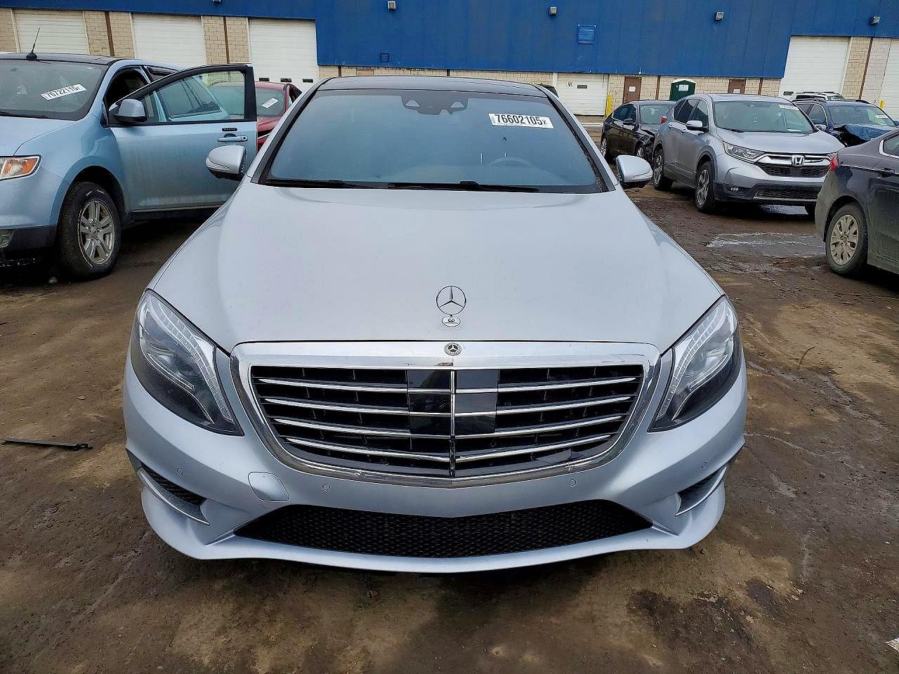 2015 Mercedes-benz S 550 4matic Silver vin: WDDUG8FB2FA105118