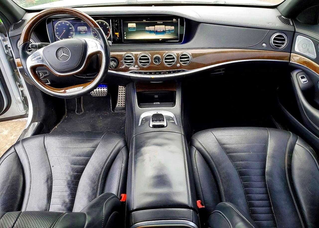 2015 Mercedes-benz S 550 4matic Silver vin: WDDUG8FB2FA105118