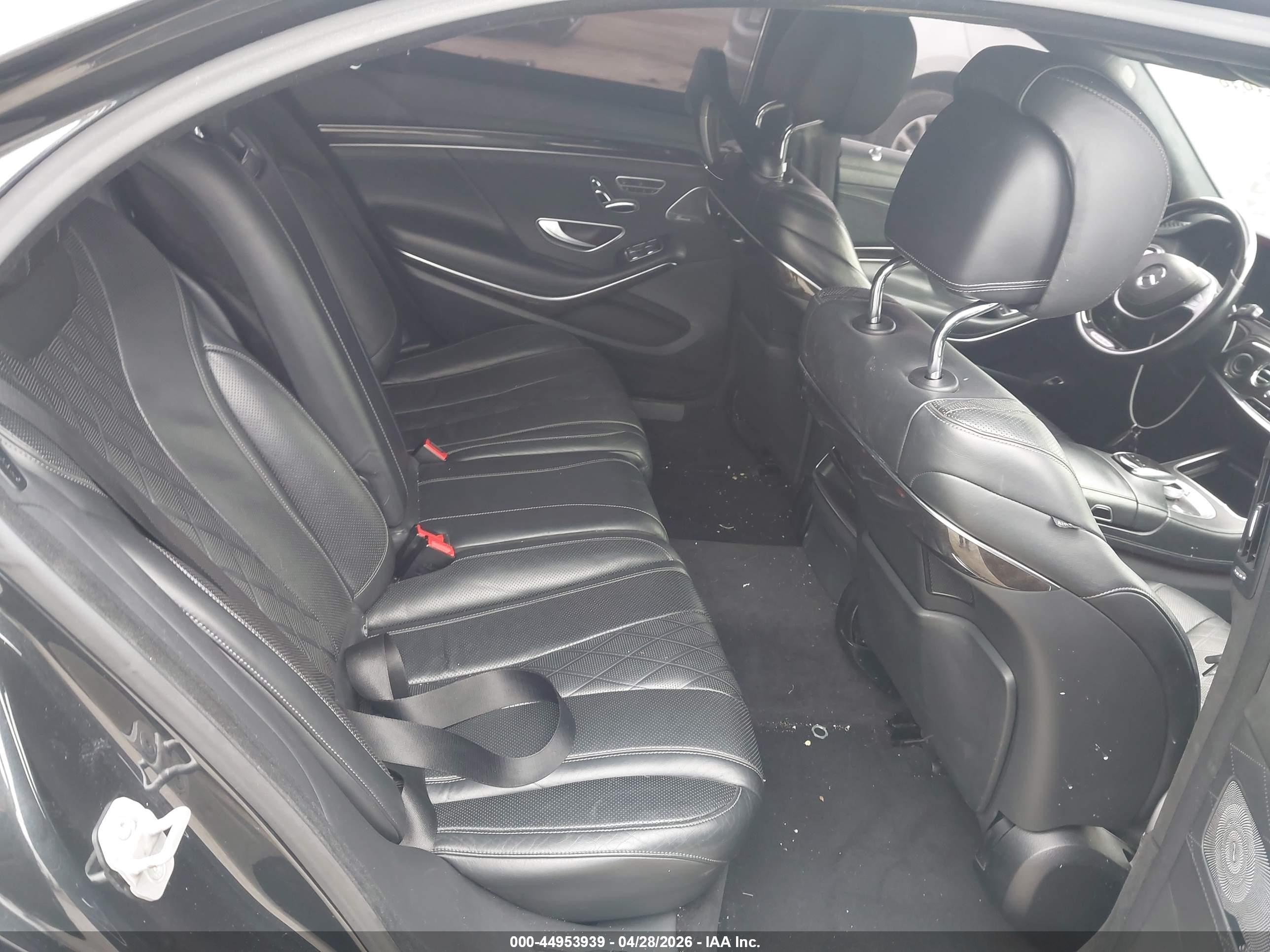 2015 Mercedes-benz S 550 4matic Black vin: WDDUG8FB2FA113056